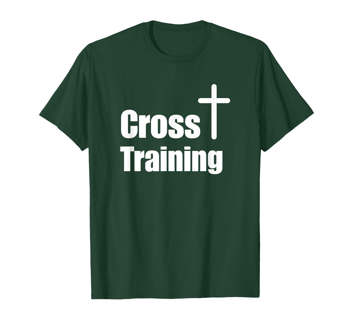 Cross Training Christian T-Shirt | Faith Workout Motivation