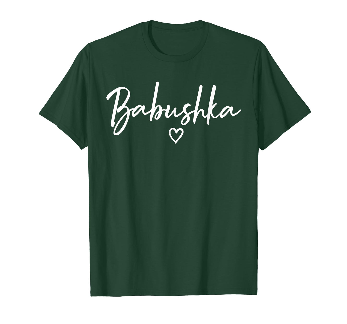 Babushka Gifts For Women Grandma Heart Mother's Day Babushka T-Shirt