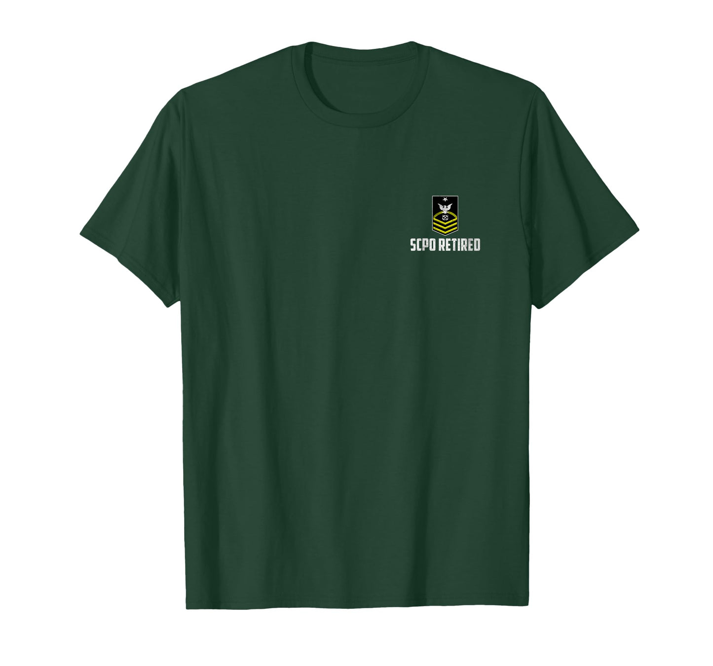 Retired E-8 Senior Chief Petty Officer SCPO Rank Logo Papa T-Shirt