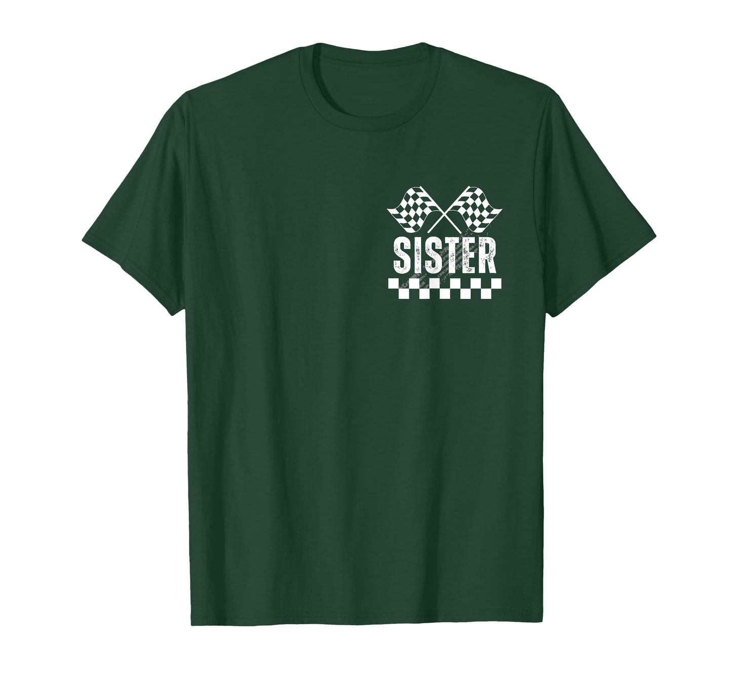 Racing Birthday Party Car Pit Crew Sister Family Matching T-Shirt