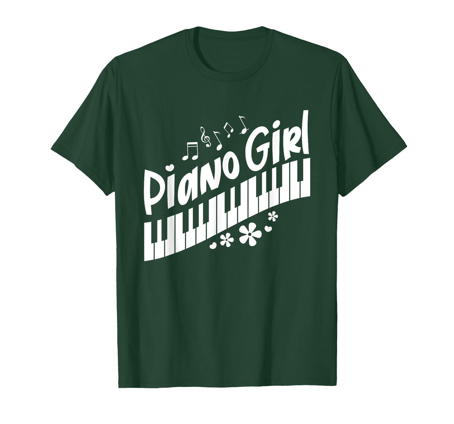 Piano Girl Funny Pianist Music Keyboardist Musician Outfit T-Shirt
