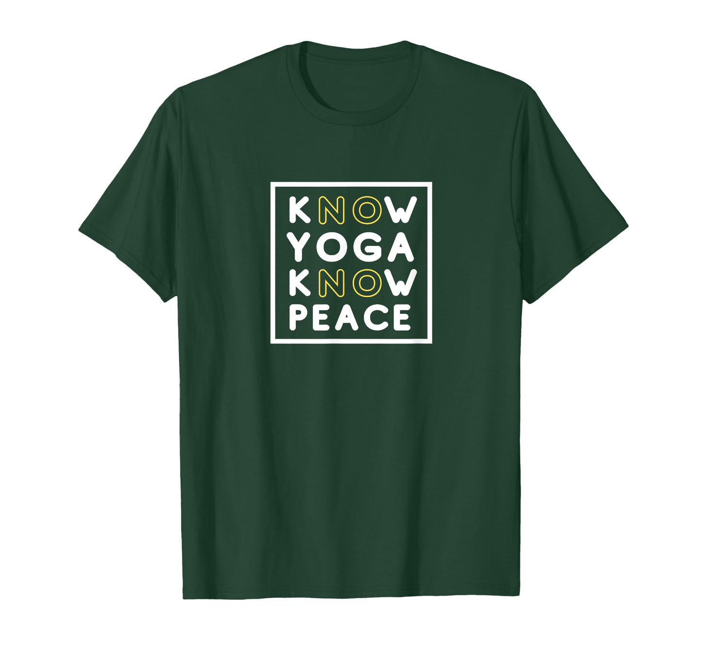 Know YOGA Know Peace No Yoga No Peace | Yoga Lovers T-Shirt