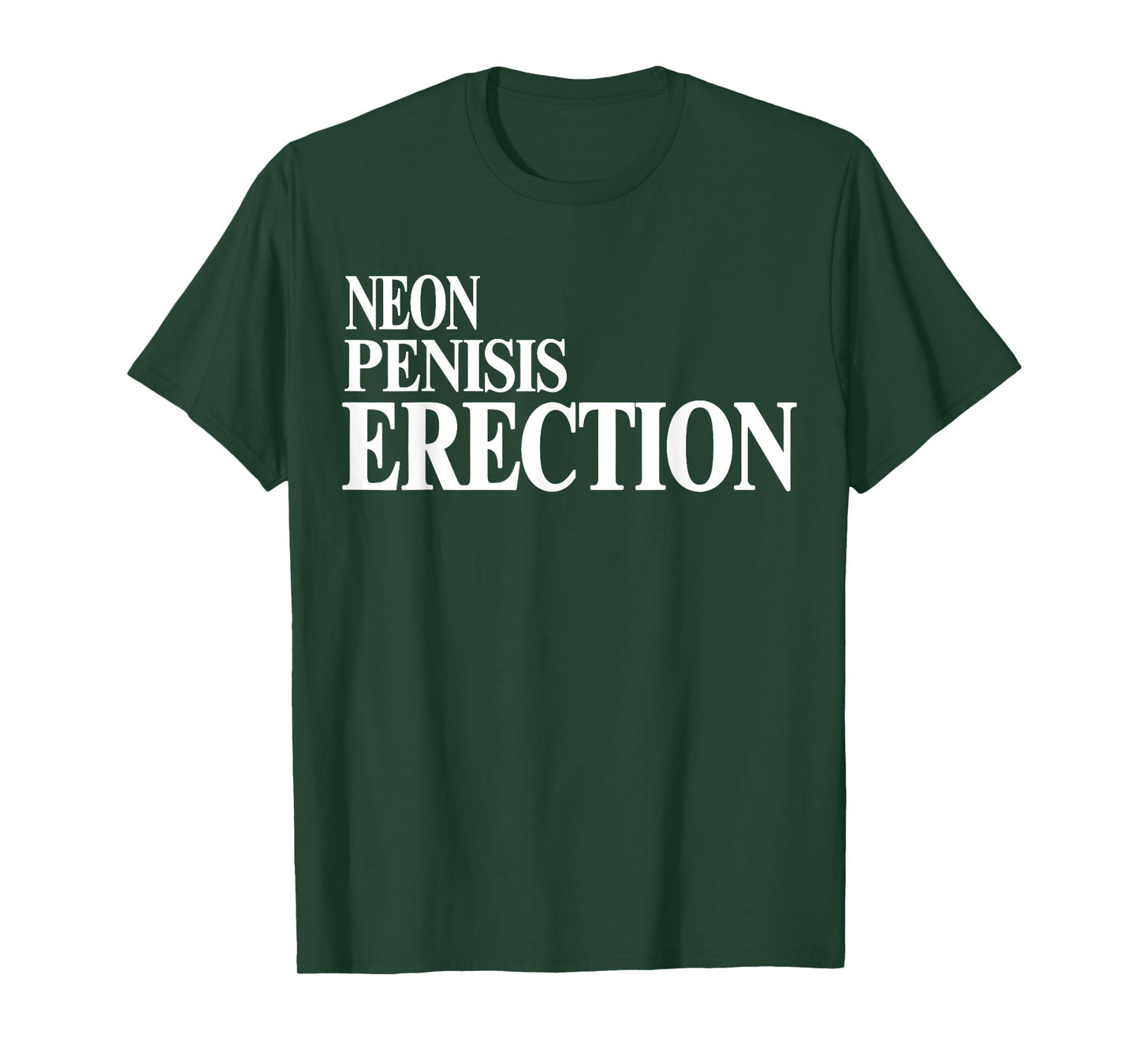 Neon Penisis Erection Shirt Neon Penisis Erection Funny T-Shirt