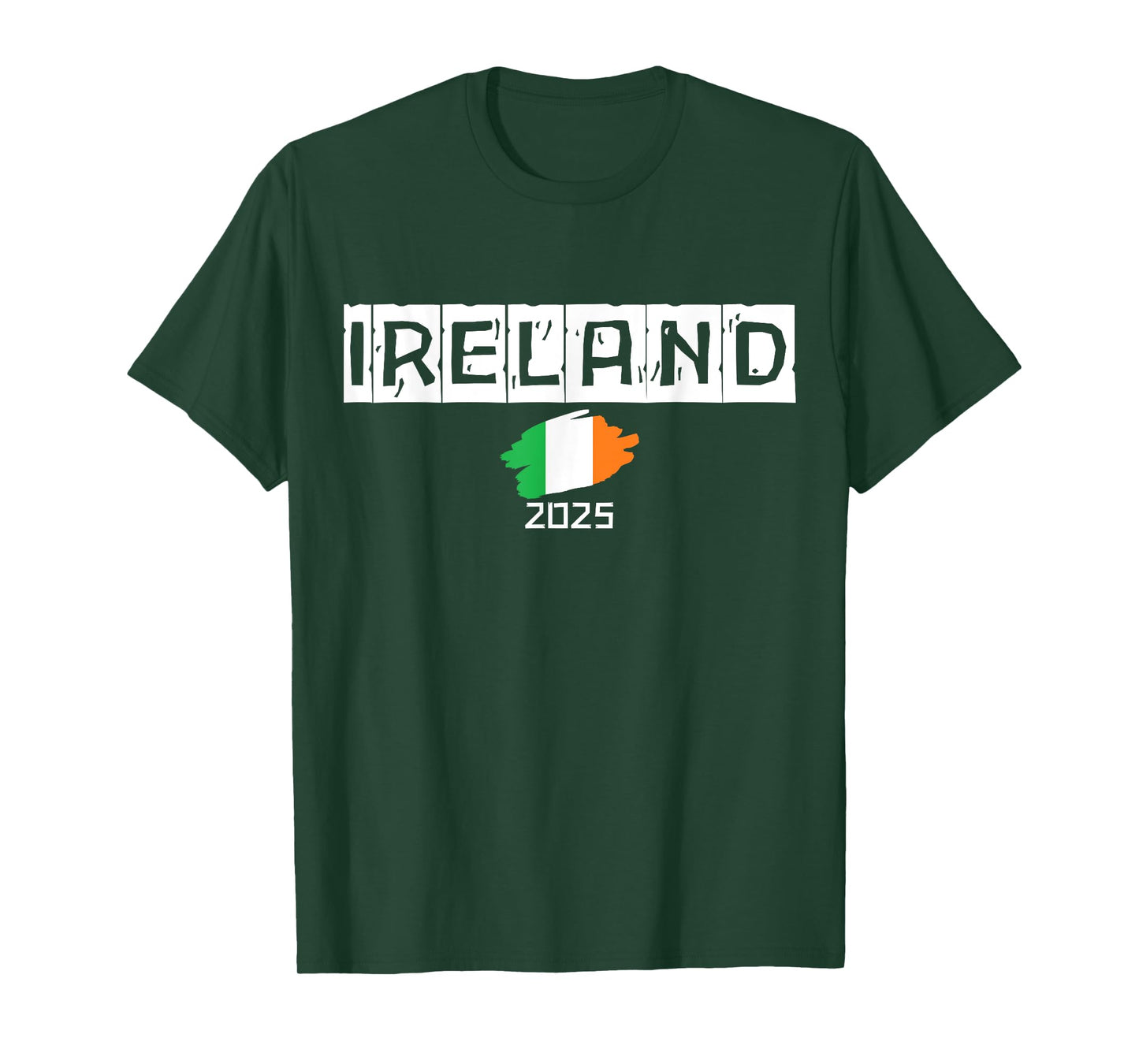 Ireland Souvenir 2025 Vacation Trip Fun Matching Travel Flag T-Shirt