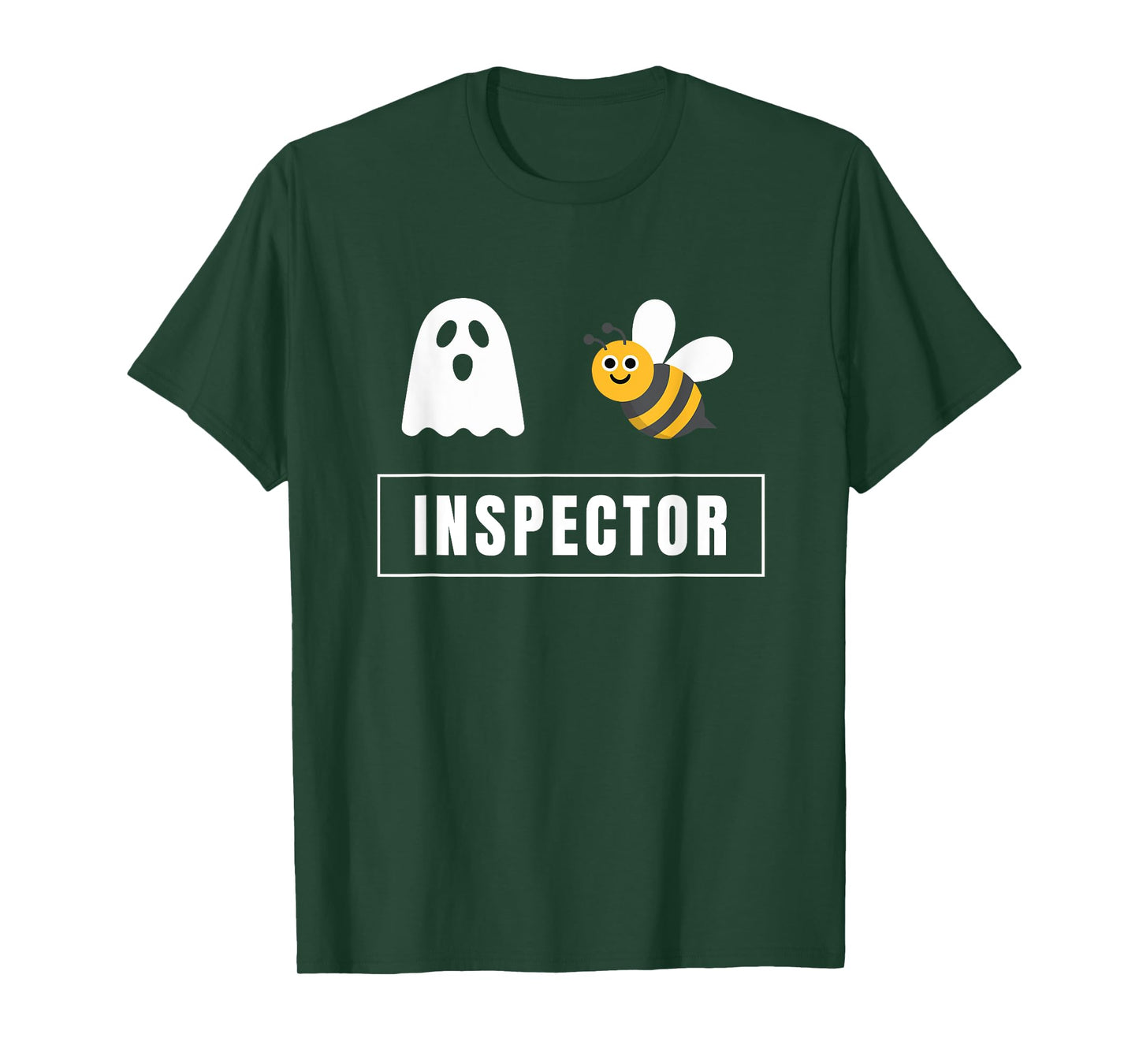 Boo-Bee Inspector Lazy DIY Halloween Costume Funny Ghost T-Shirt
