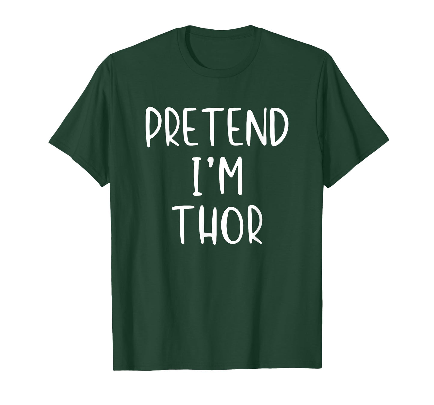 Pretend Thor Costume Halloween Nordic Norse Mythology T-Shirt