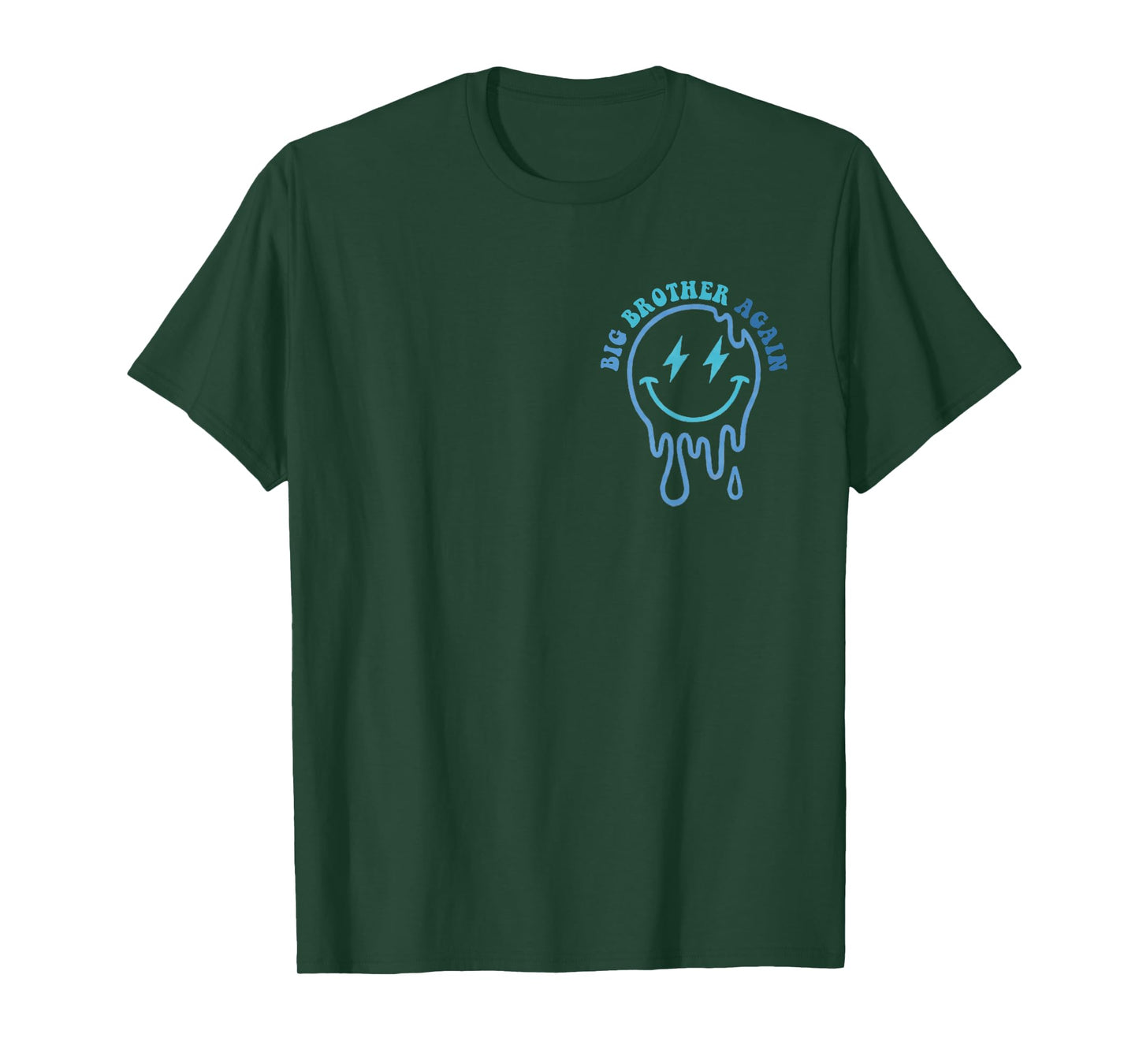 Funny Big Brother Again For Boys Promoted To Big Bro 2 Sided T-Shirt