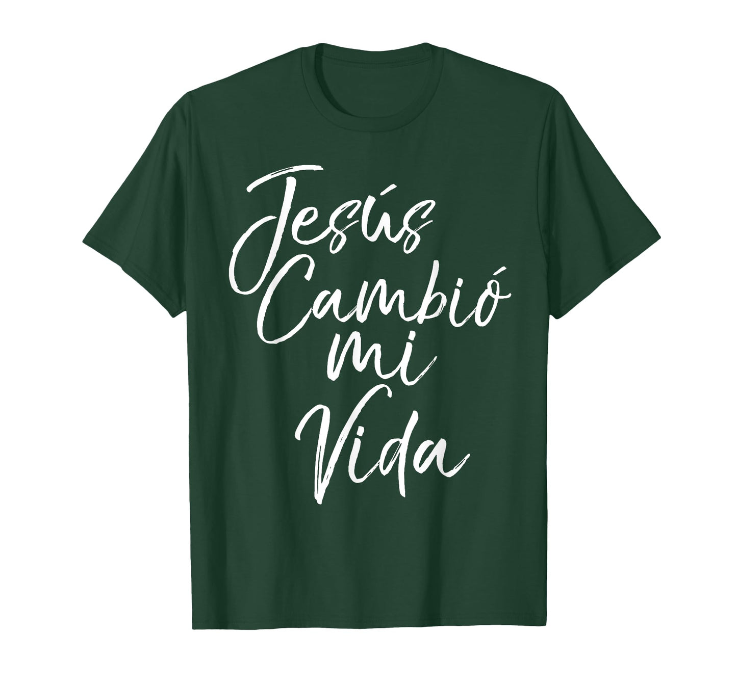 Jesus Cambio Mi Vida Shirt Jesus Changed My Life Espanol Tee T-Shirt