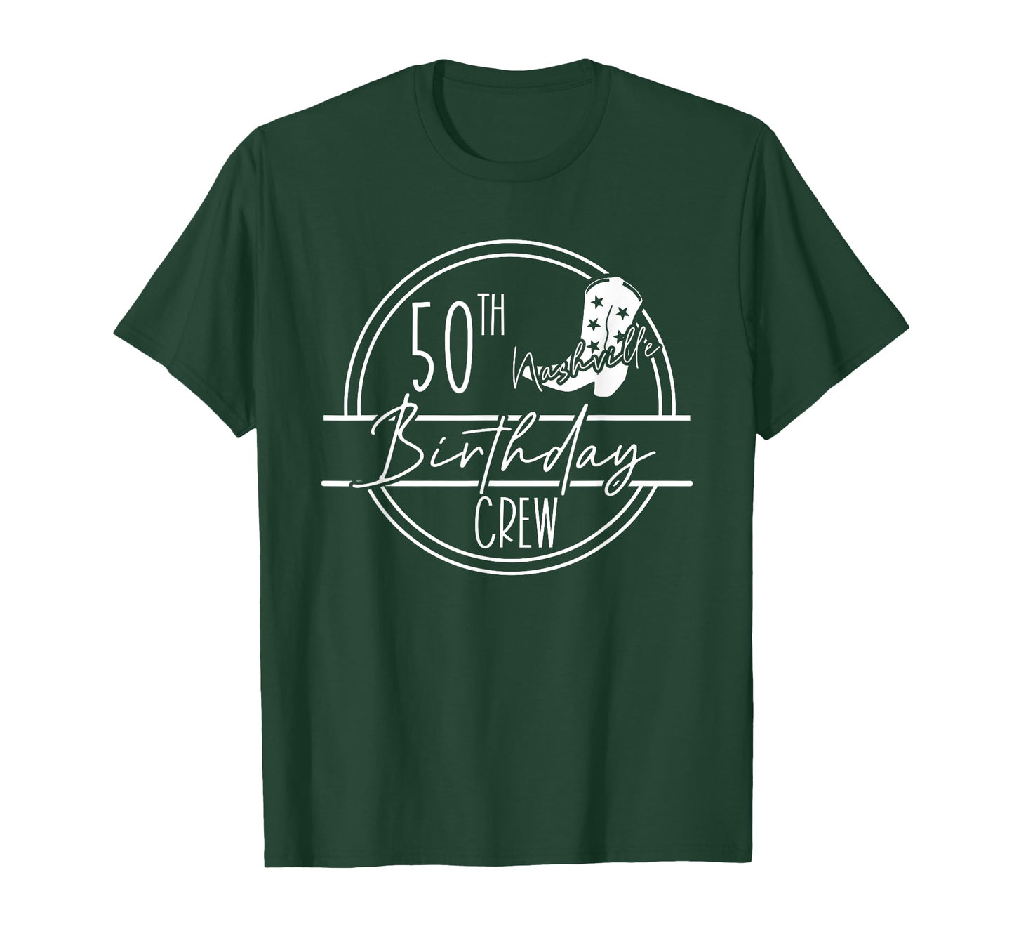 Nashville 50th Birthday Crew & Nashville 50th Birthday Babe T-Shirt