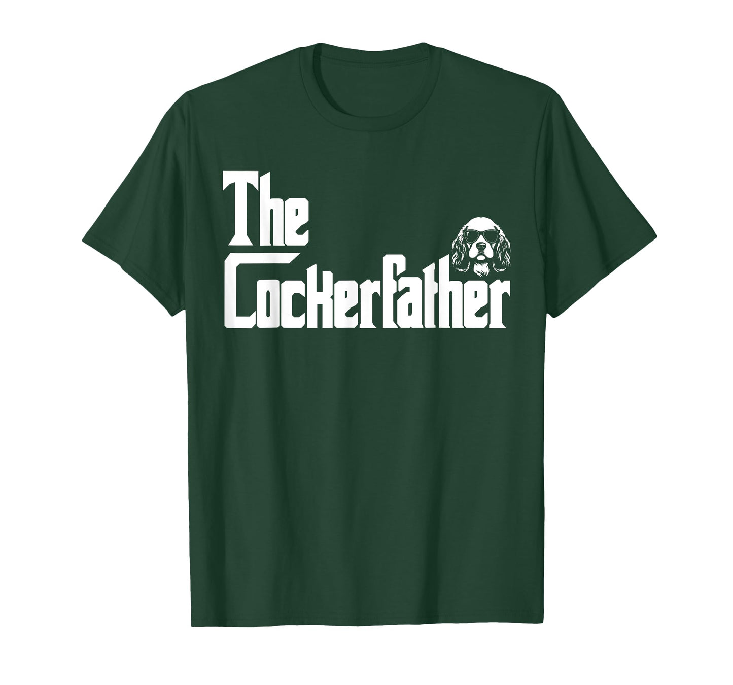 The CockerFather Cocker Spaniel Dog Dad Shirt Men Gifts T-Shirt
