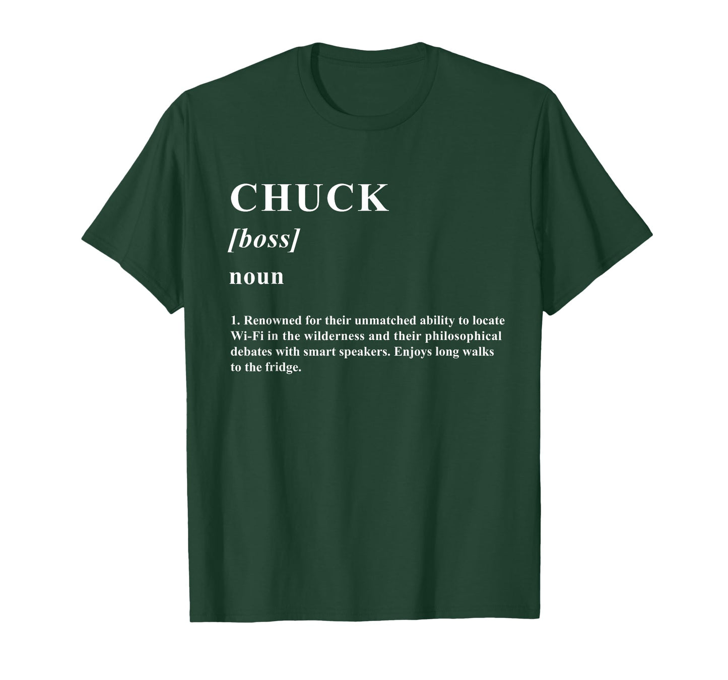 CHUCK T-Shirt Funny Name Definition CHUCK T-Shirt
