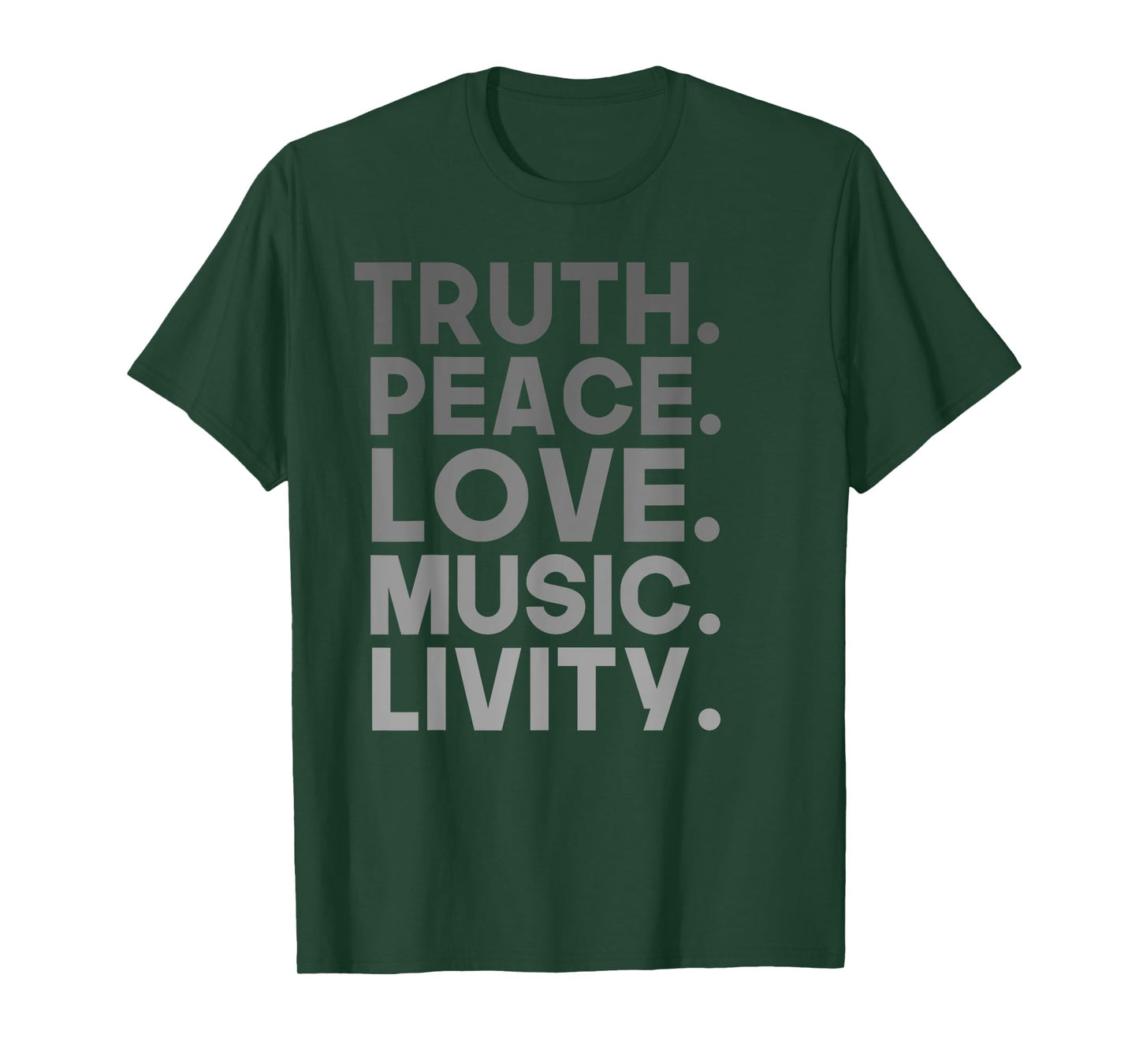 Truth Peace Love Music Livity Reggae Rasta T-shirt T-Shirt