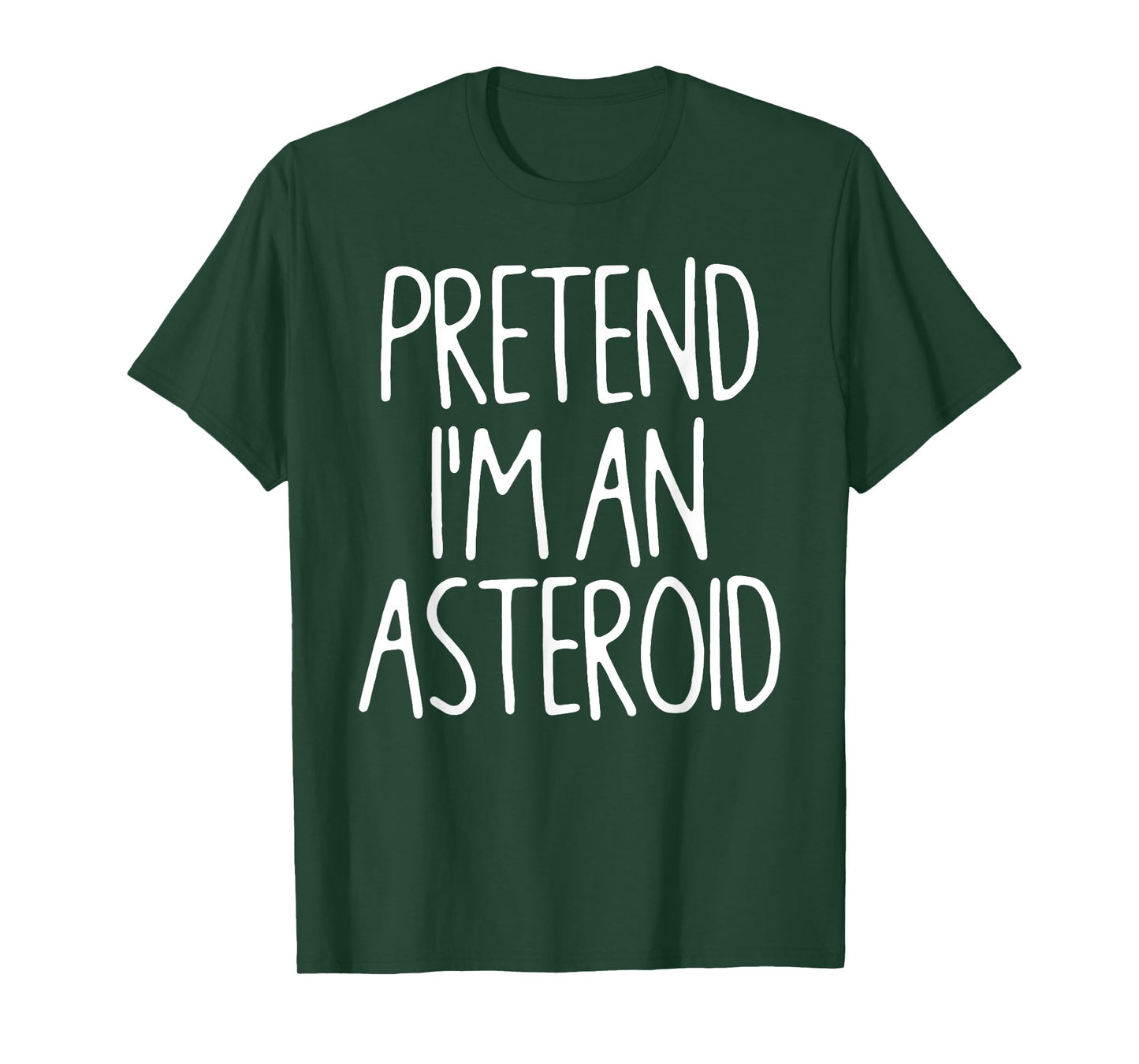 Pretend I'm An Asteroid Matching Lazy Easy Halloween Costume T-Shirt
