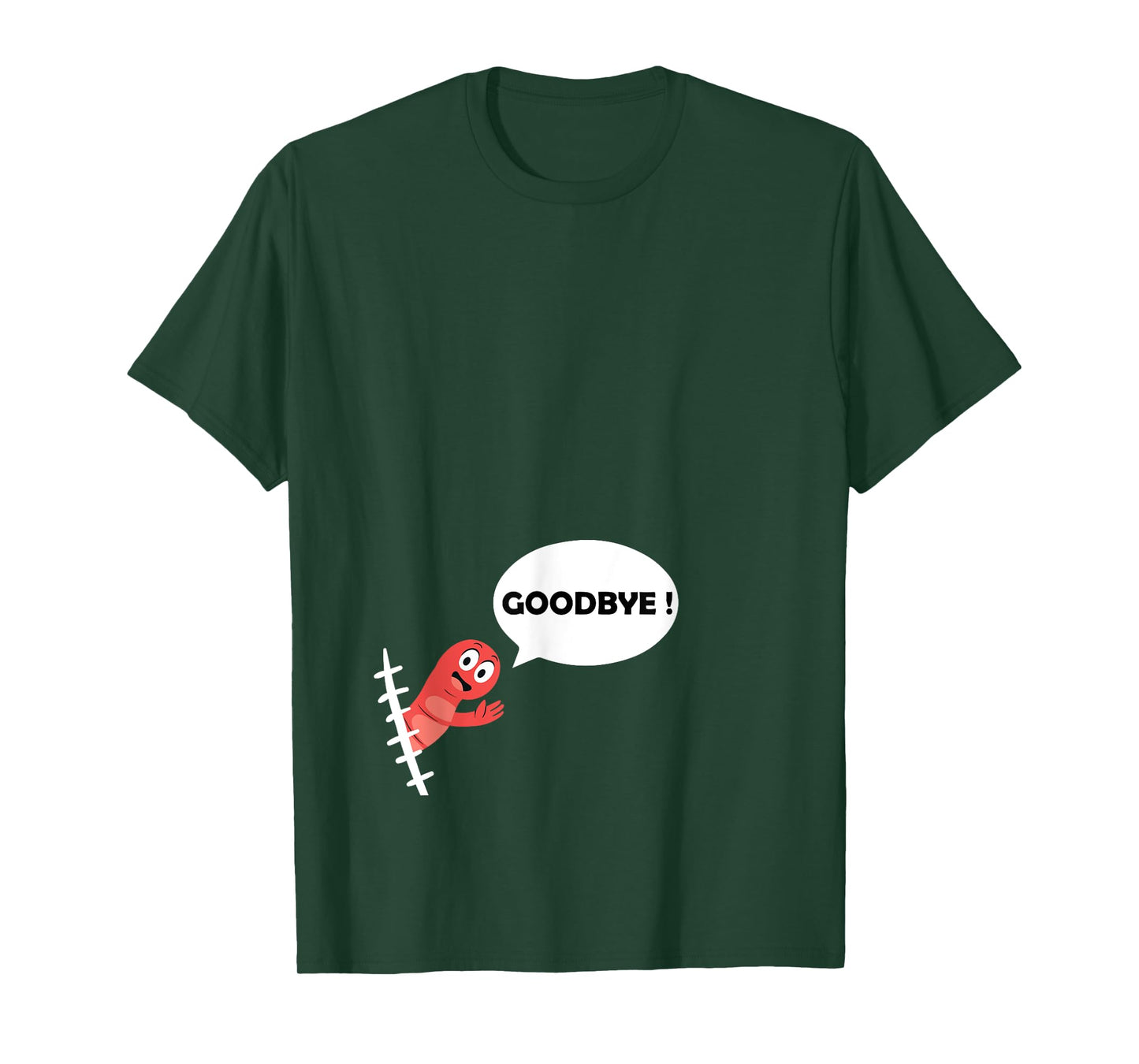 Appendix Suegery Funny Appendix Bye T-Shirt