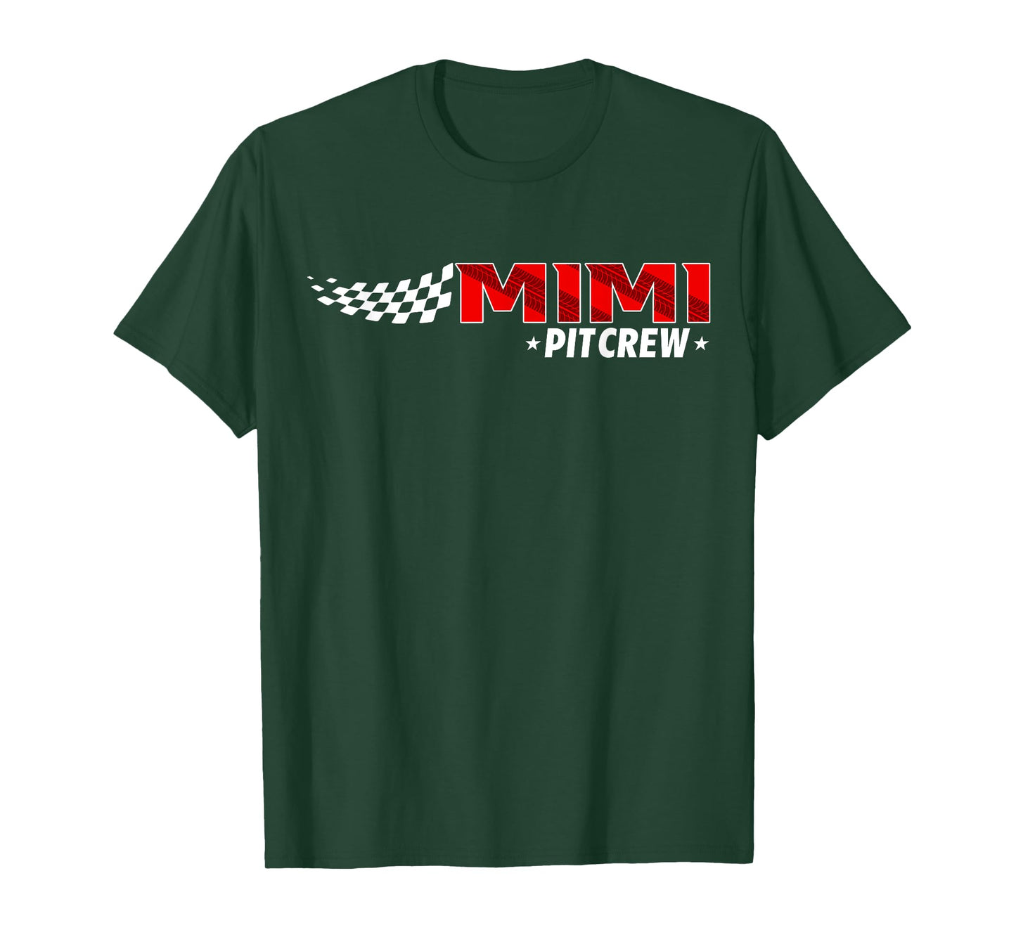 Race Car Birthday Party Racing Family Mimi Pit Crew T-Shirt