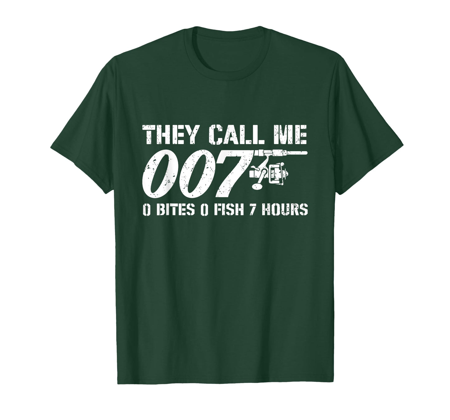 They Call Me 007 - Fishing Lover Fisherman Angler Angling T-Shirt