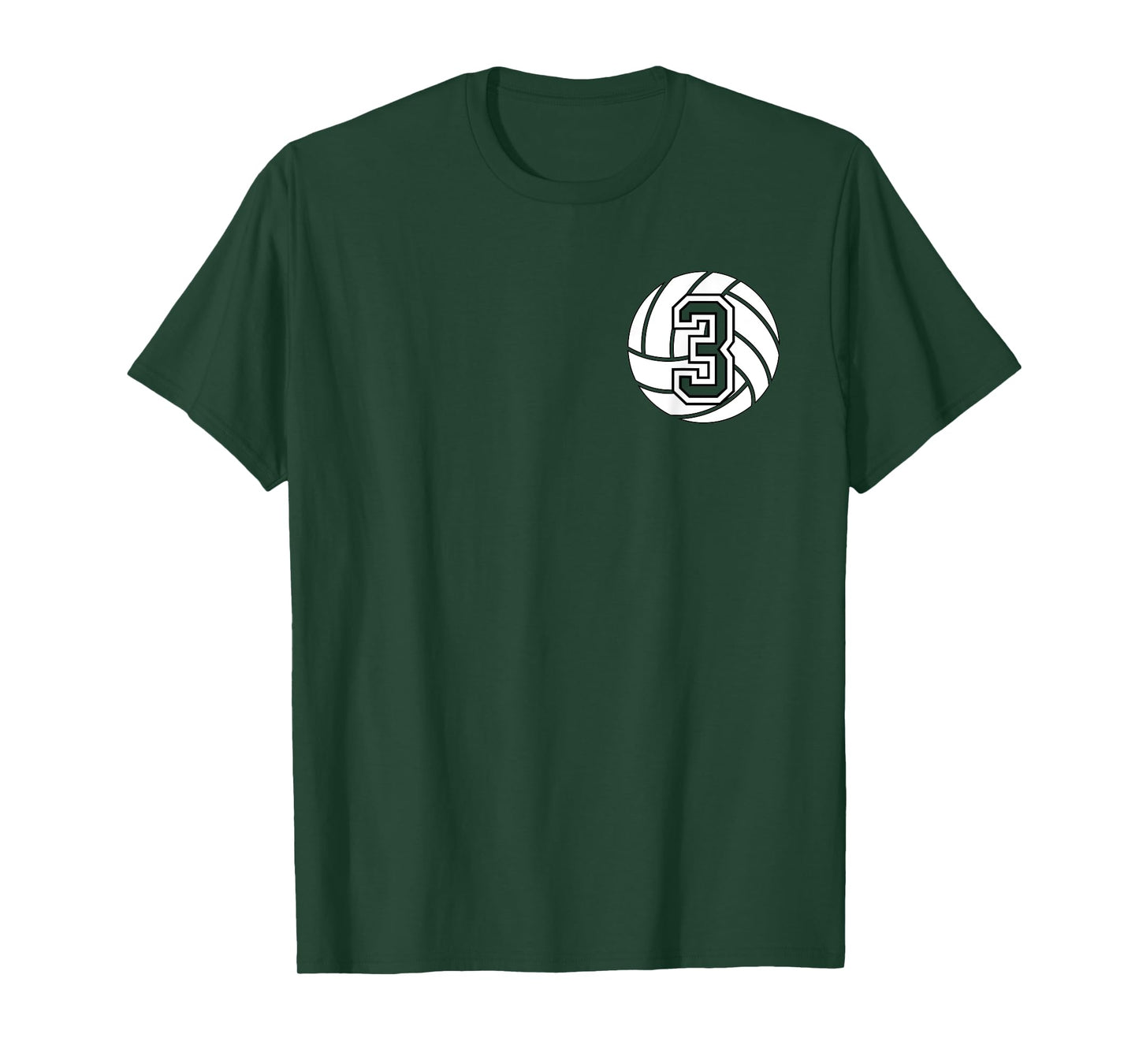 Volleyball Player #3 Volleyball Mom Dad Number 3 T-Shirt