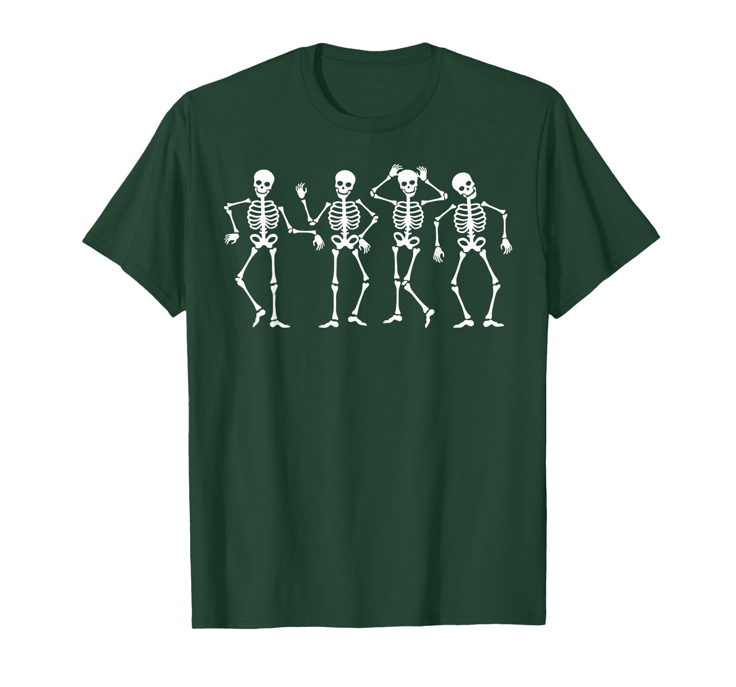 Dancing Skeletons Halloween Dance Challenge Boys Girl Kids T-Shirt