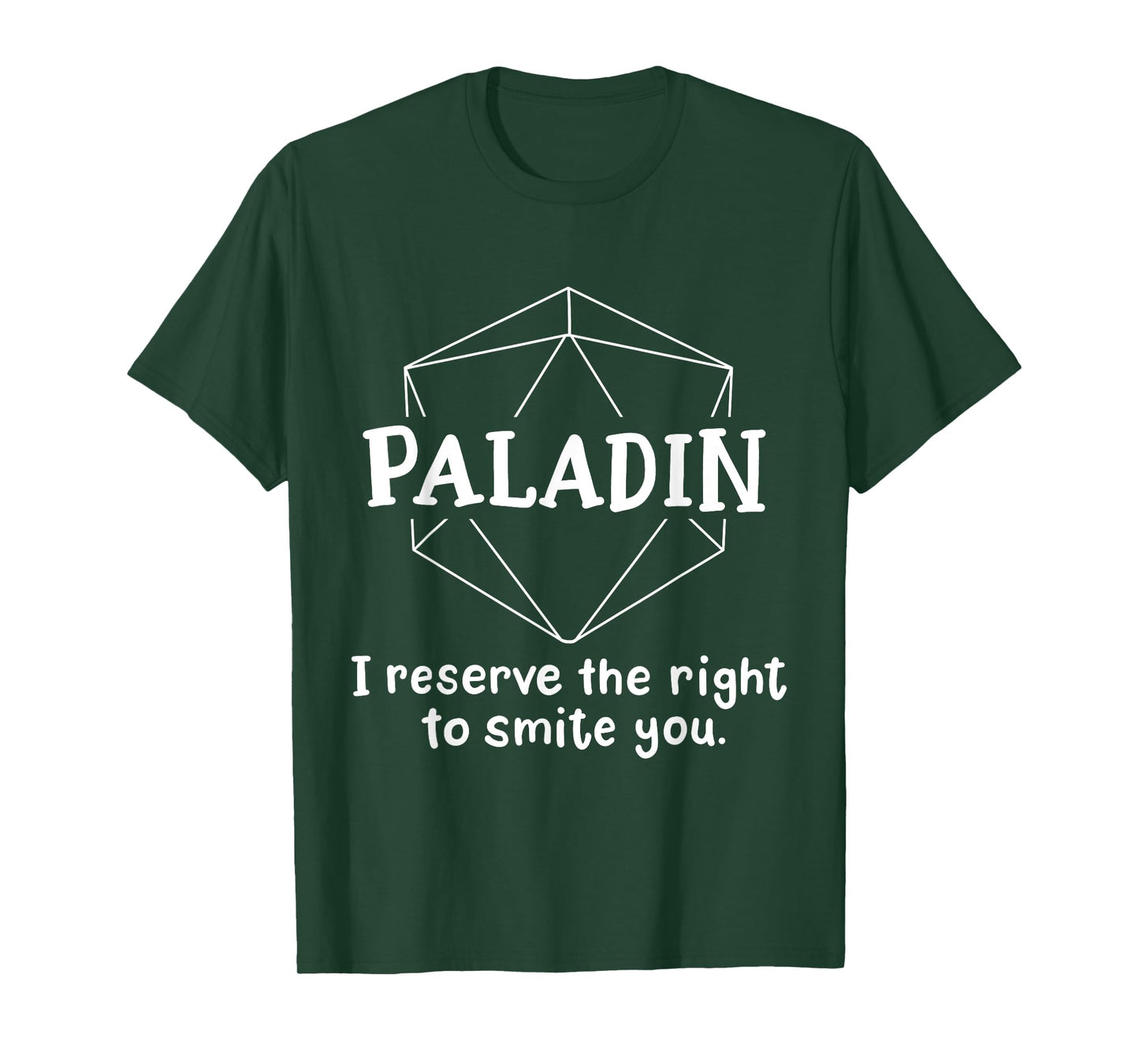 Paladin Funny Character Joke Roleplaying Games RPG Gamer T-Shirt