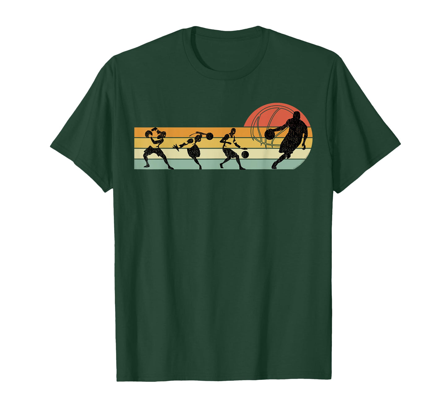 Cool Retro Basketball Player - Basketball T-Shirt