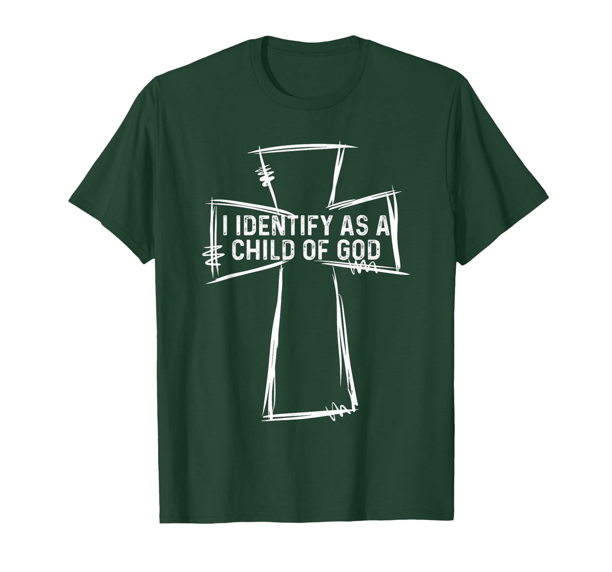 I Identify As A Child of God Christian Apparel Tee T-Shirt