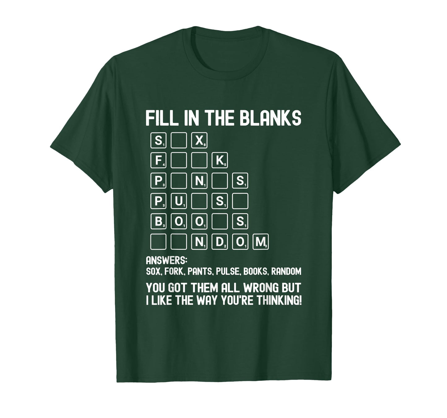 Fill in the Blanks Funny Attitude Bold Humor Sarcastic T-Shirt
