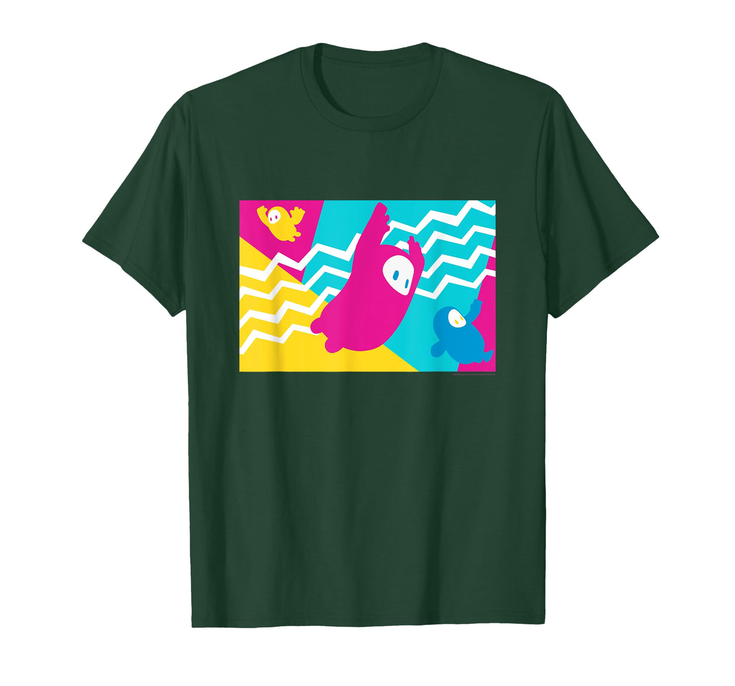Fall Guys Epic Retro Graphic Panel T-Shirt
