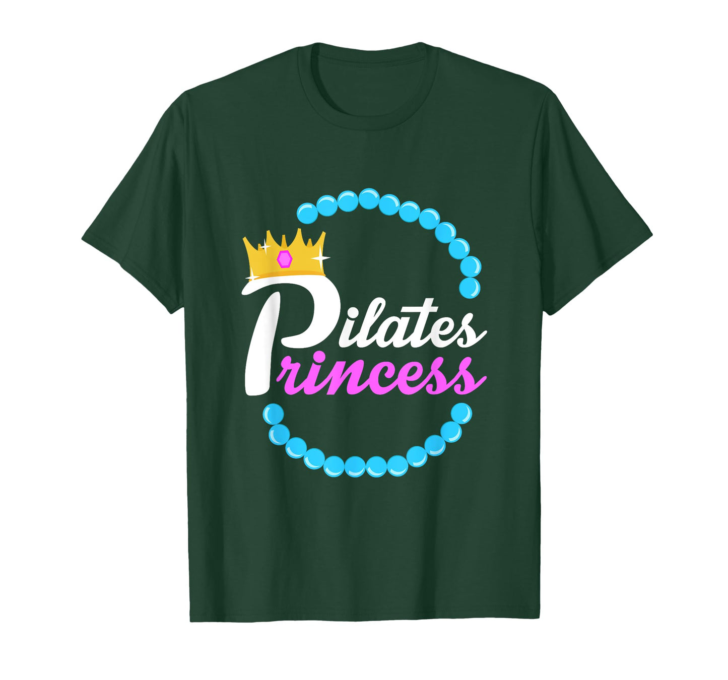 FUNNY PILATES PRINCESS T-SHIRT Yoga Fitness Workout Clothes T-Shirt
