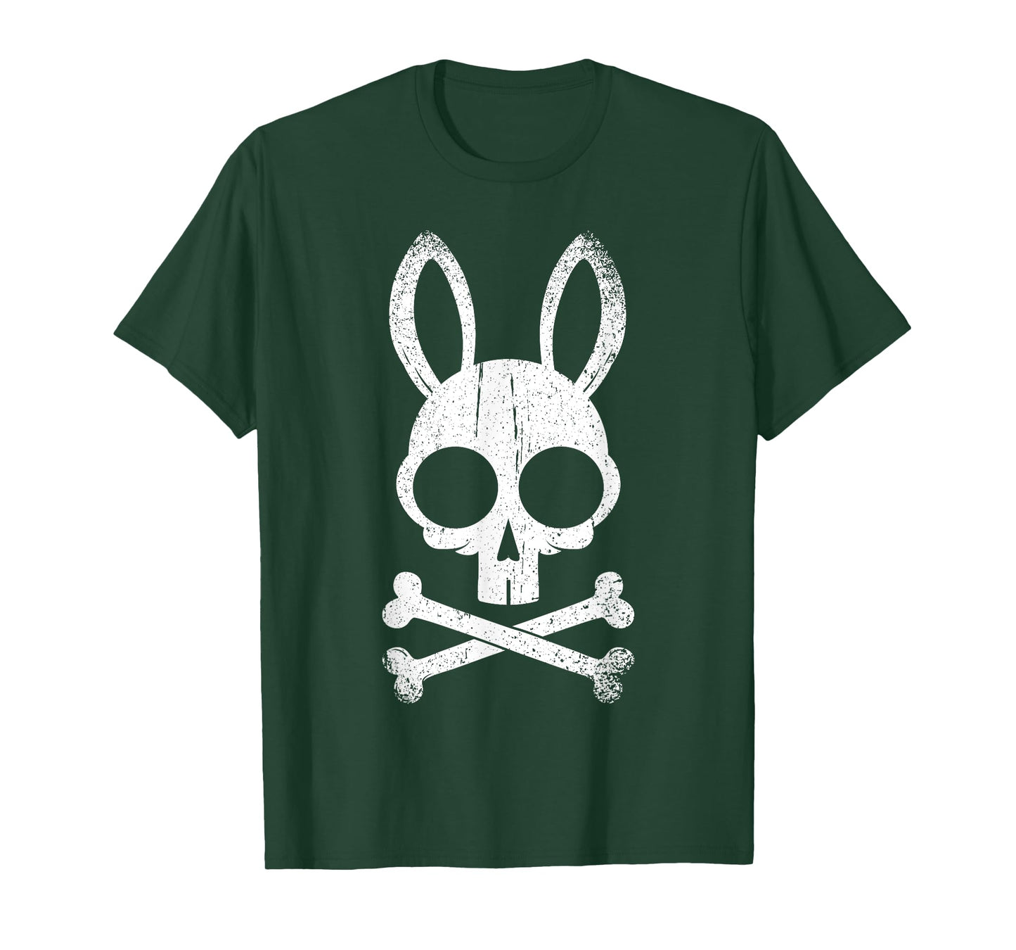 Jolly Roger Funny Bunny Skull Crossbones Egg Hunt Easter Day T-Shirt