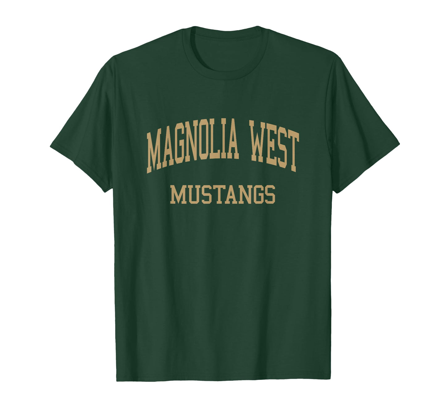 Magnolia West High School HS Magnolia TX Retro Sports T-Shirt