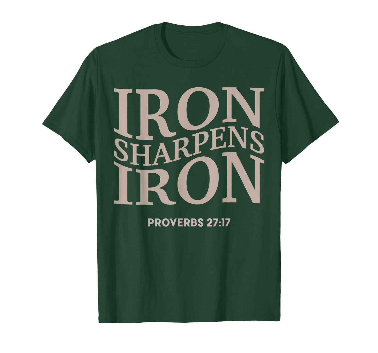 Kids Iron Sharpens Iron Youth Christian Jesus Women Men Boys T-Shirt