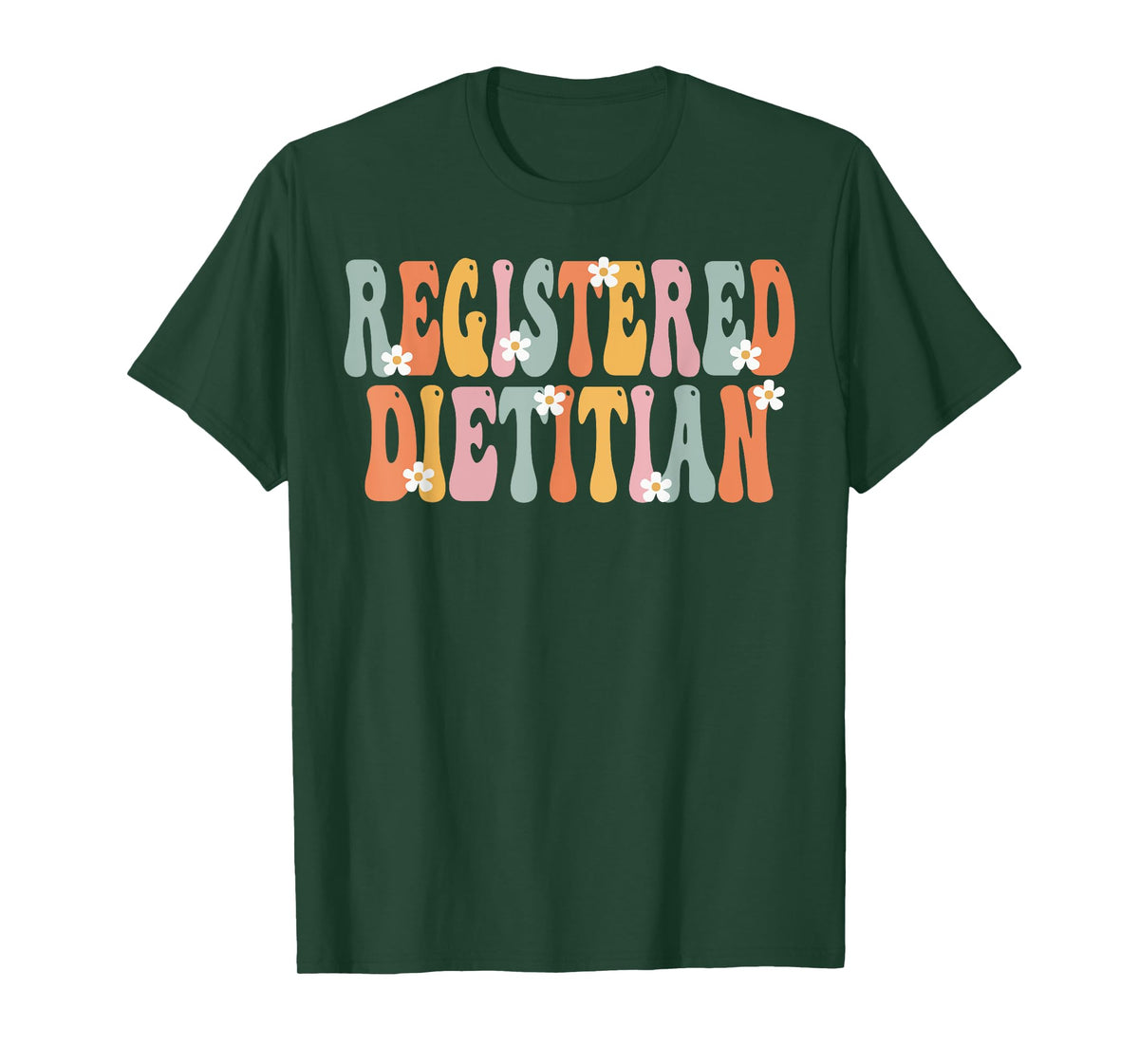 Registered Dietitian Week Groovy Appreciation Day For Women T-Shirt
