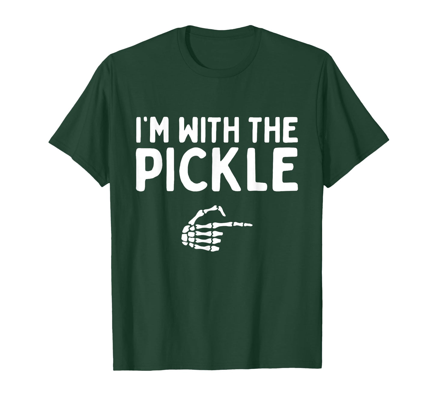 I'm With The Pickle Funny Halloween Costume Matching Couples T-Shirt