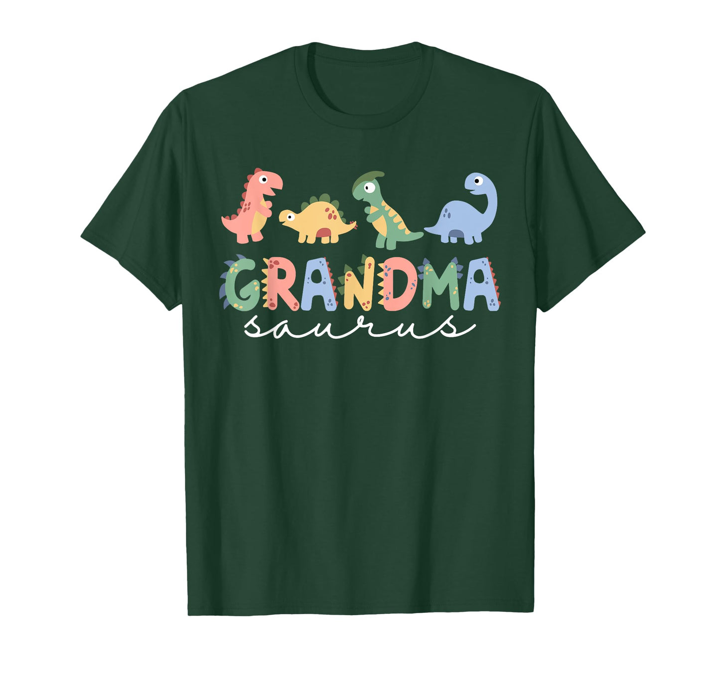 Funny Grandma Saurus T Rex Dinosaur Grandma Saurus Family T-Shirt