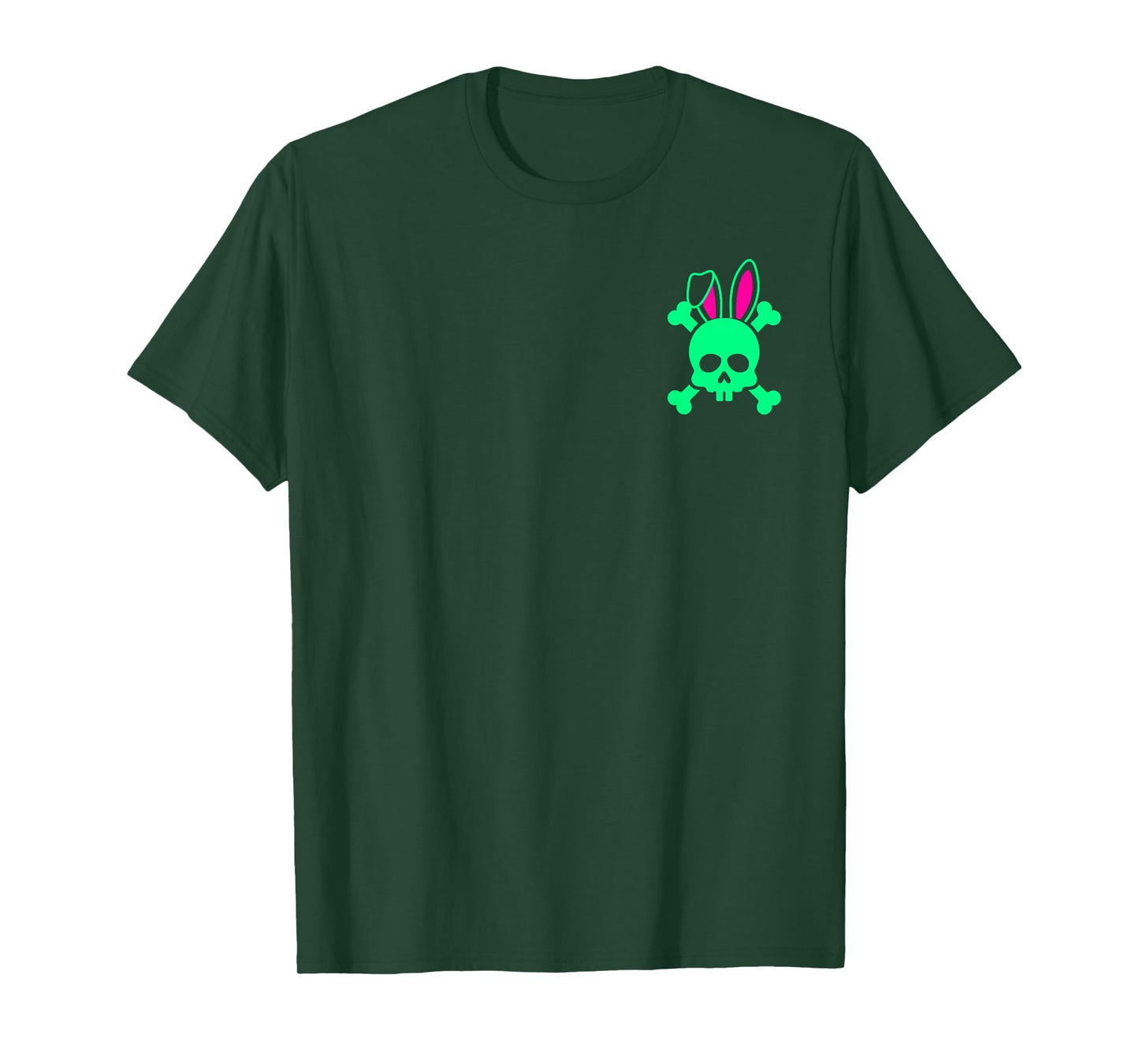 Bunny Skull Alternative Funny and Edgy Design T-Shirt