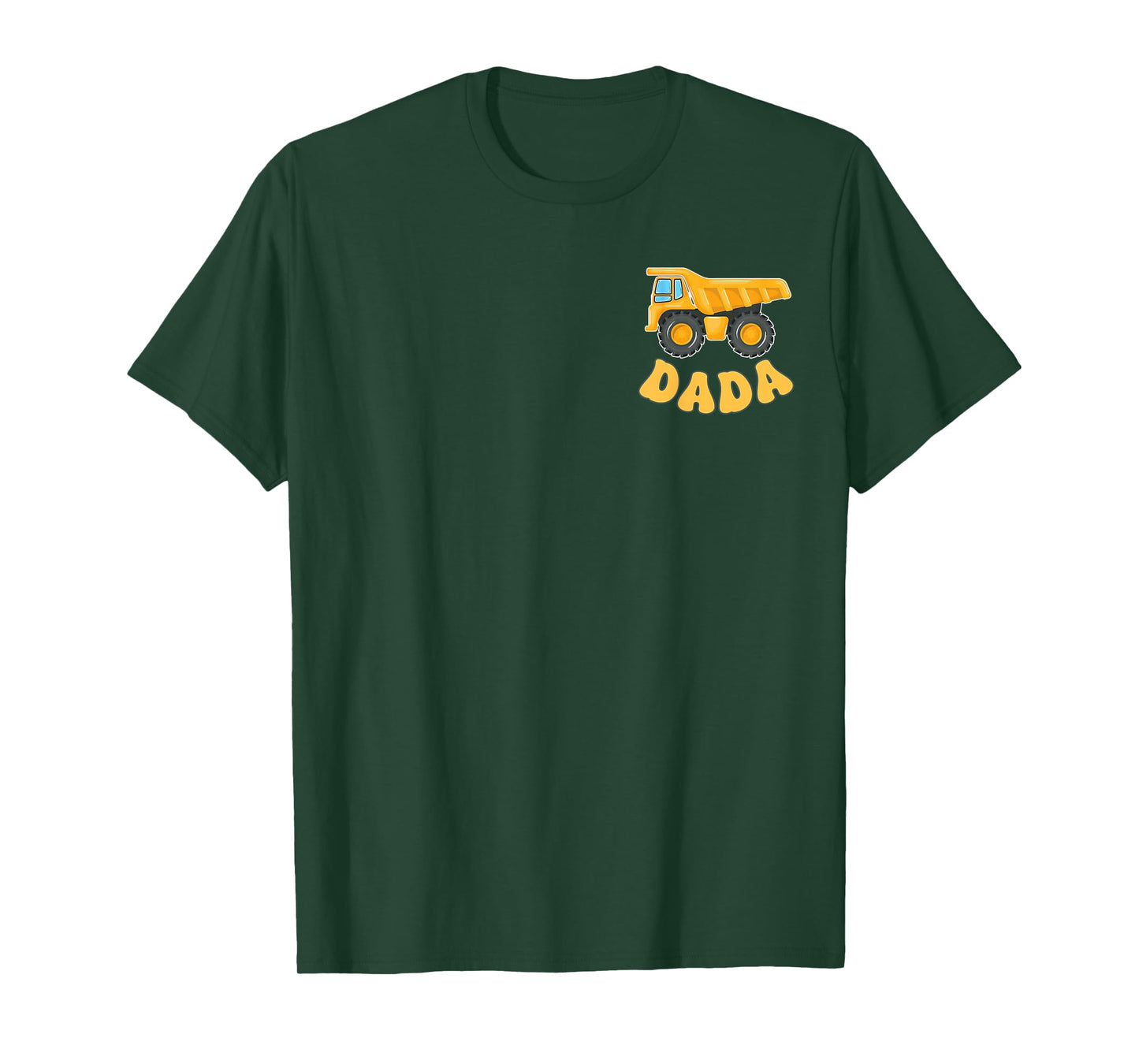 Funny Dada Construction Excavator Kids Matching Family Party T-Shirt