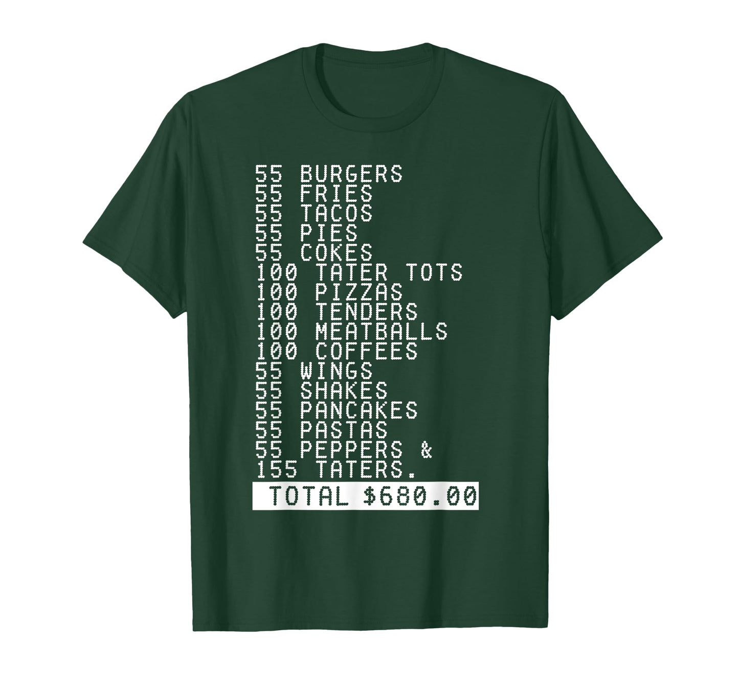 55 Burgers 55 Fries I Think You Should Leave Funny T-Shirt