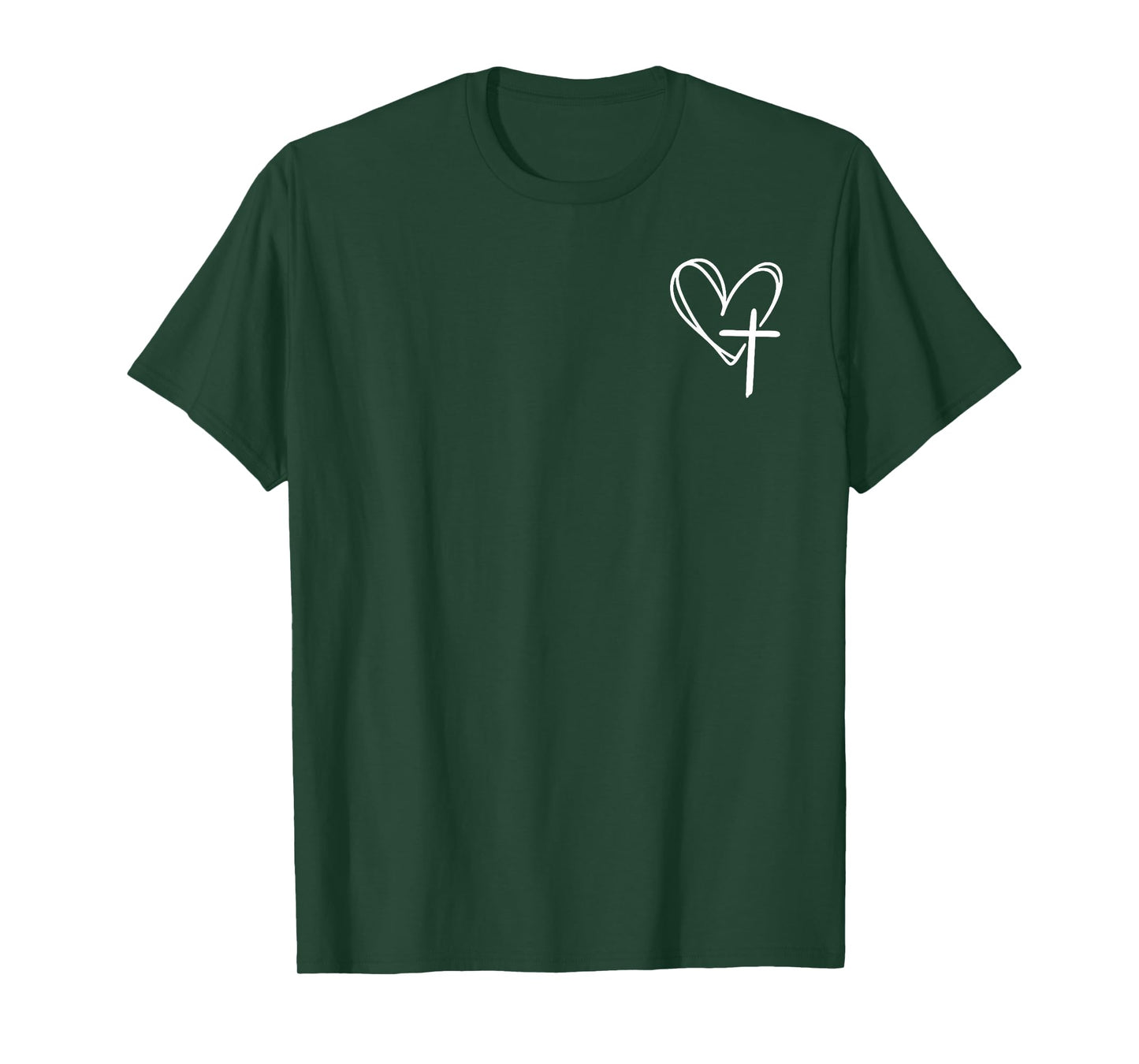 (2 Sided) Walking by Faith Tripping Constantly T-Shirt