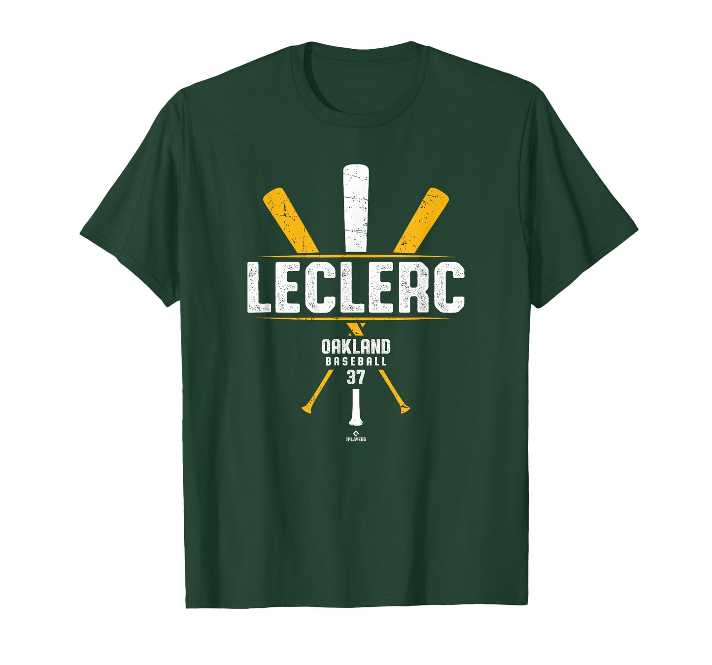 Vintage Baseball Bat Gameday Jose Leclerc Oakland Baseball T-Shirt