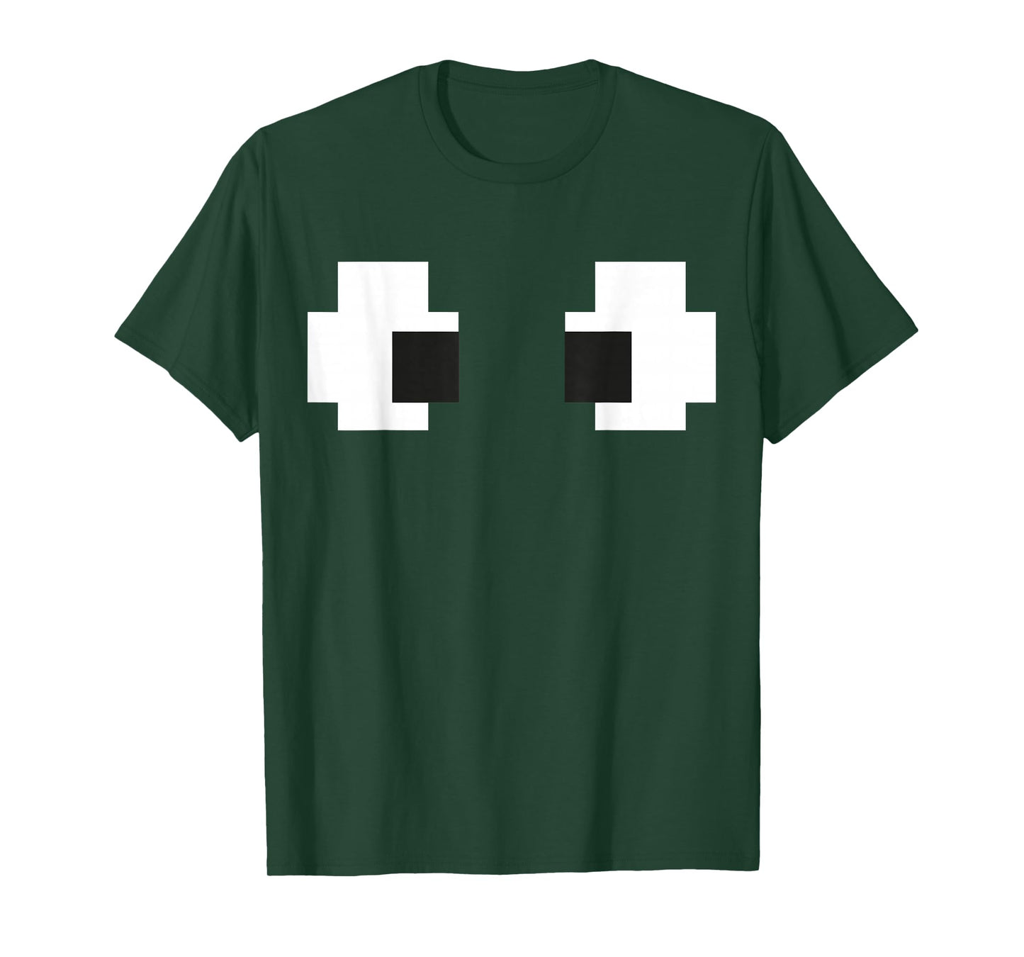 Retro Arcade Game Ghost Eyes Halloween Group Costume T-Shirt