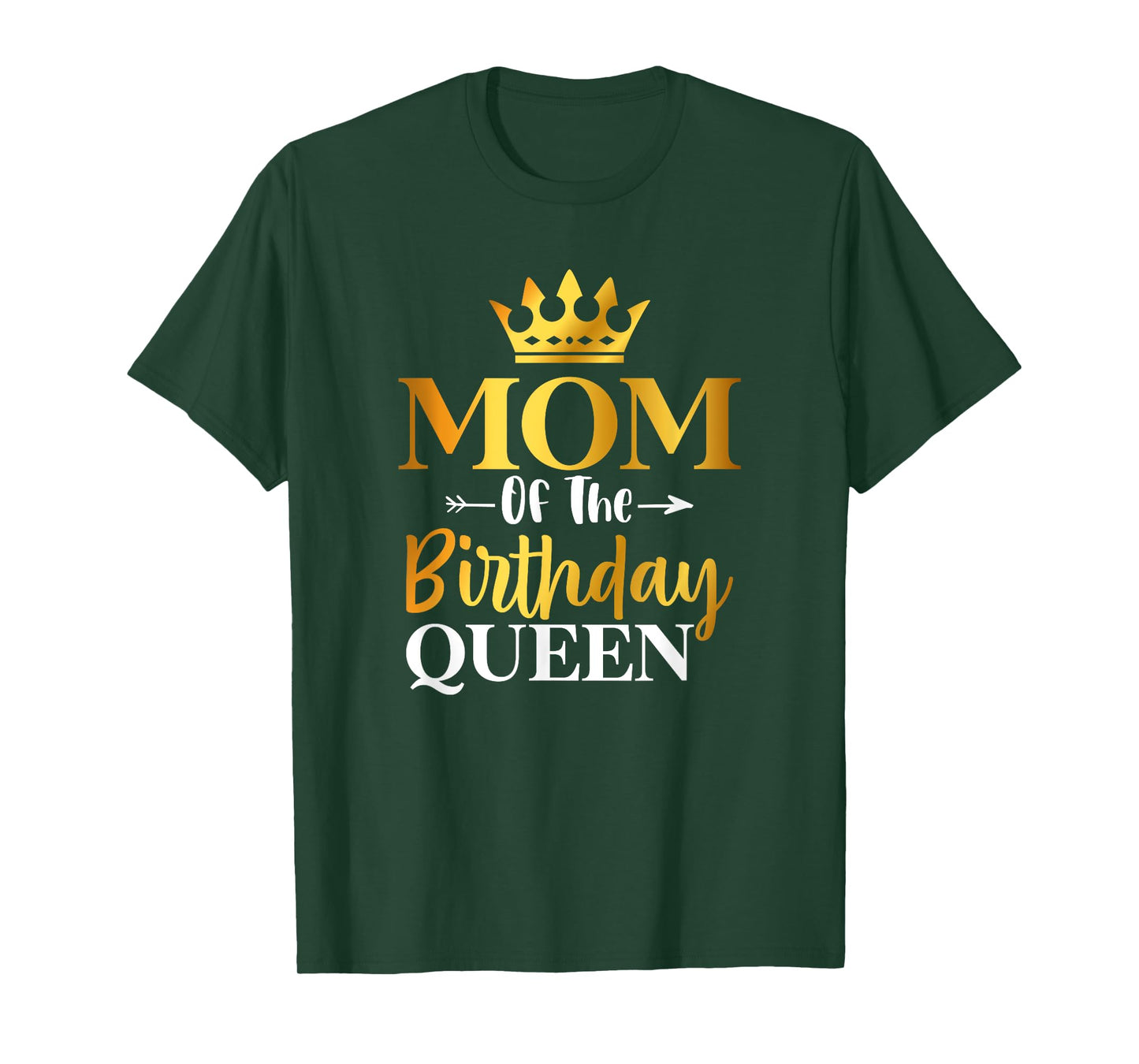 Mom Of The Birthday Queen Funny Matching Birthday Party T-Shirt