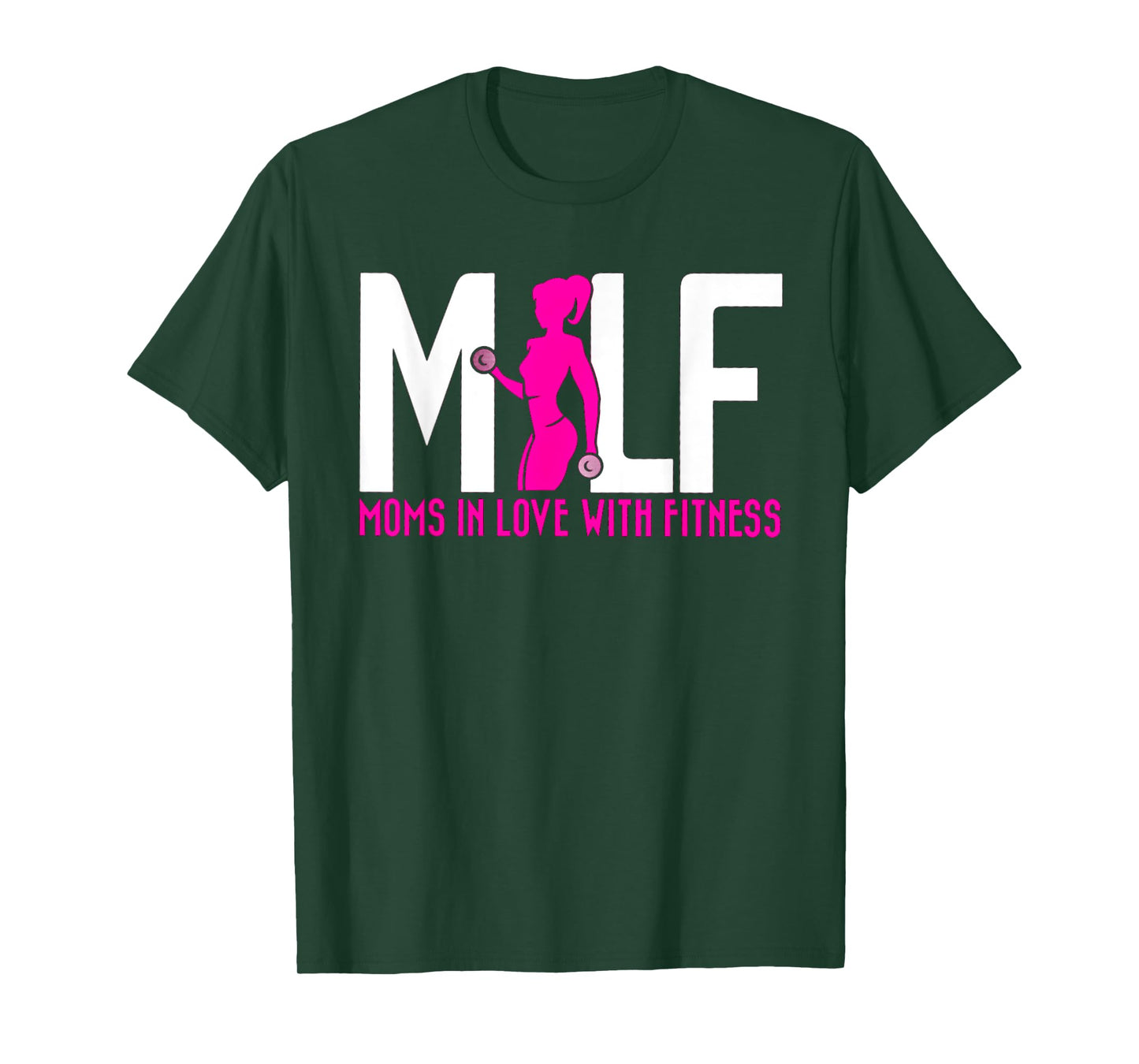 Funny Moms In Love With Fitness MILF T-Shirt T-Shirt