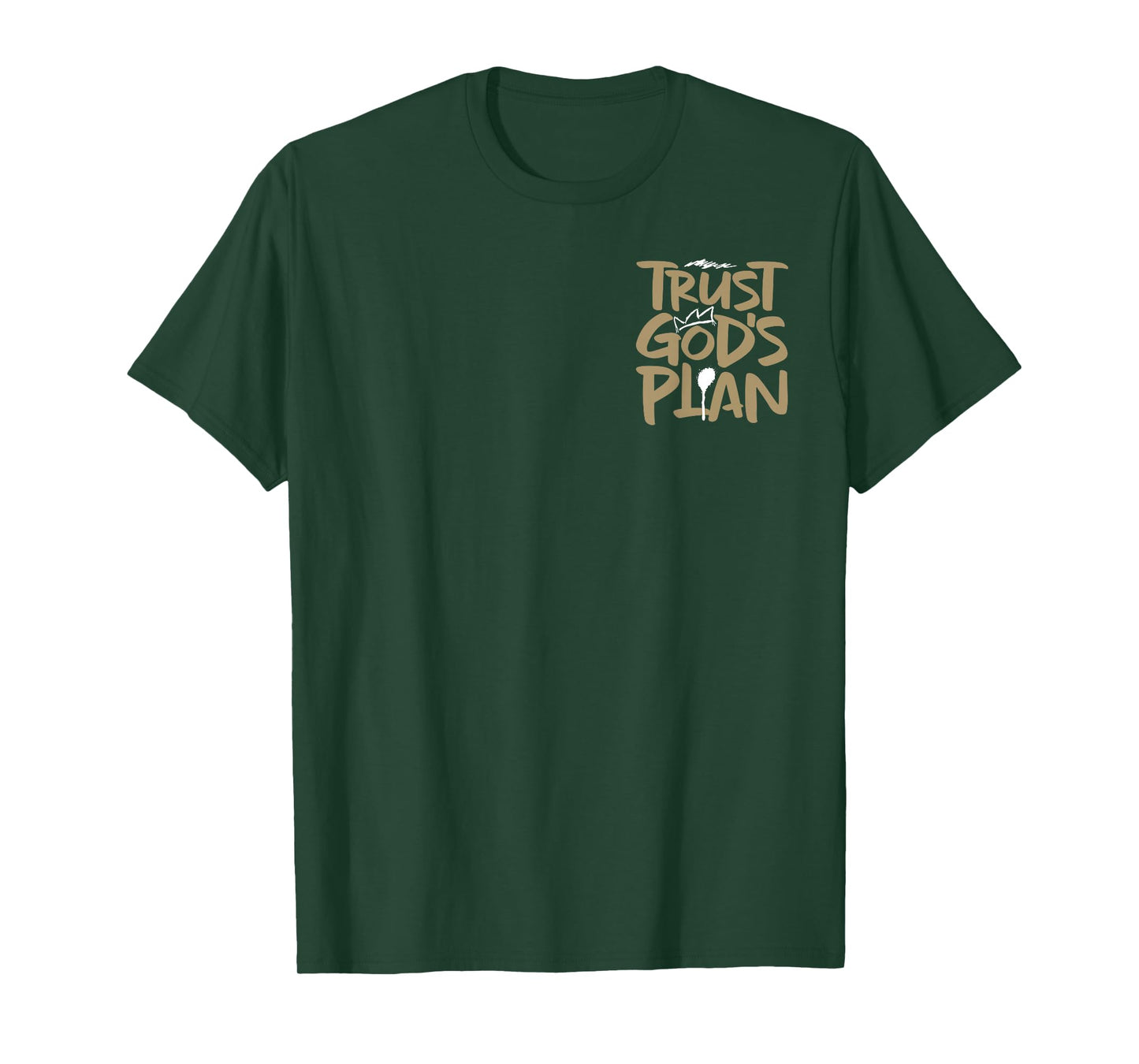 Trust Gods Plan Romans 8:28 - Front and Back T-Shirt