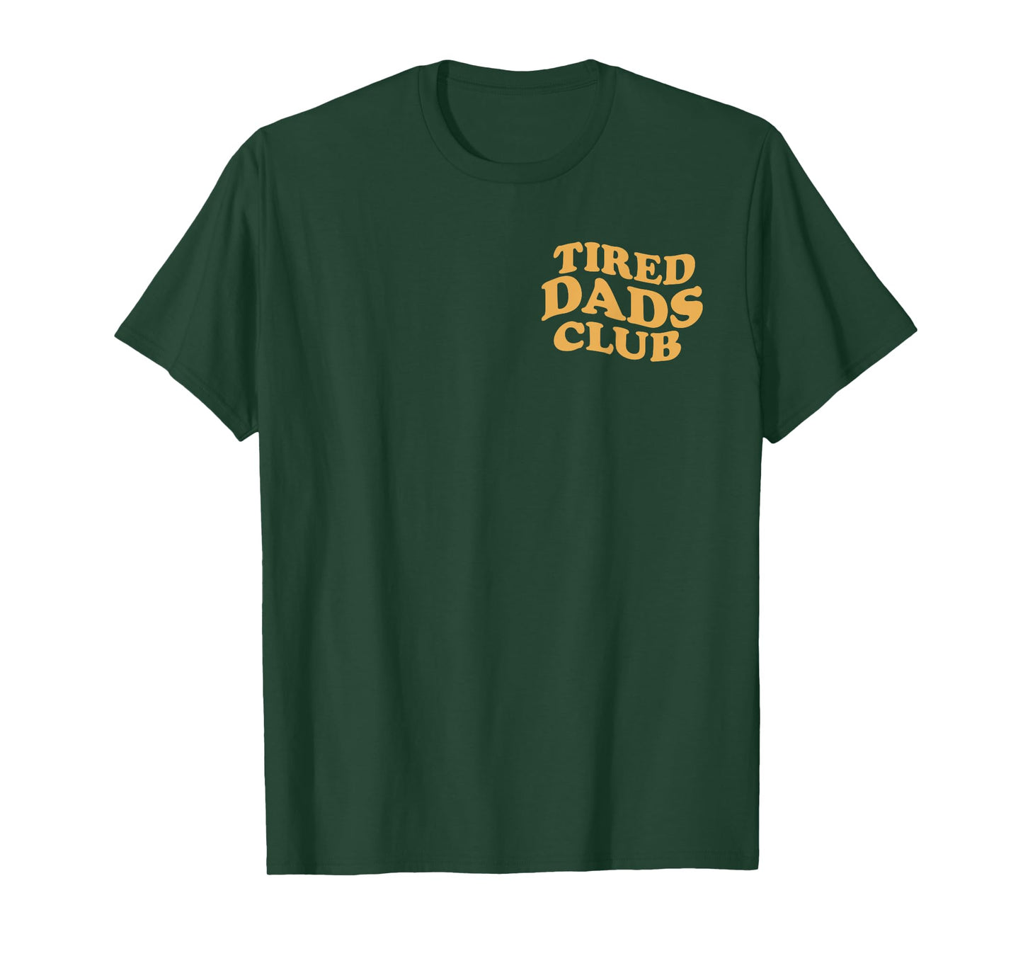 Funny Tired Dads Club Play Cars On Dad's Back ( 2 Sides) T-Shirt