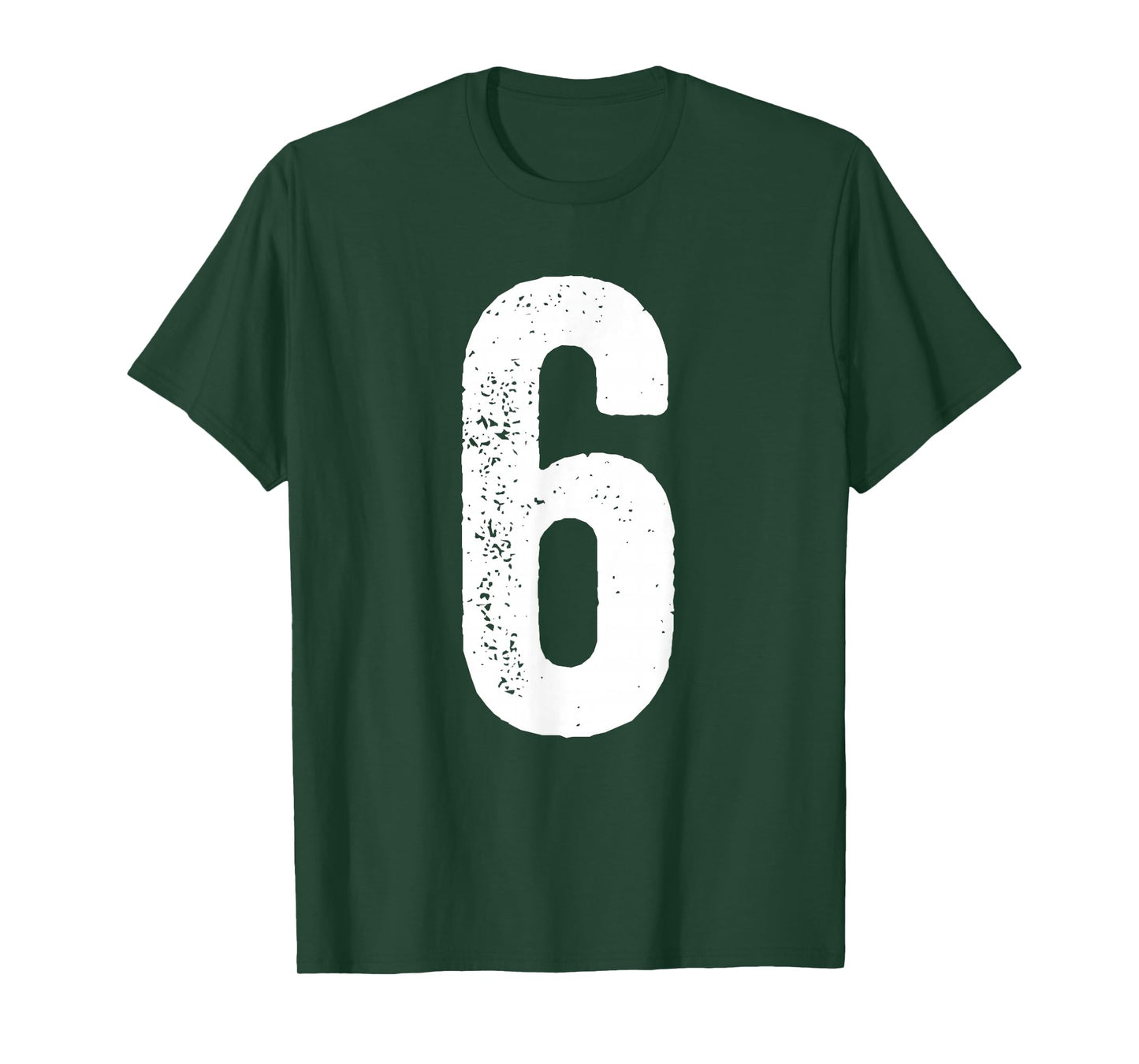 6th Birthday 6 Years Uniform Sports Team Jersey Number 6 T-Shirt