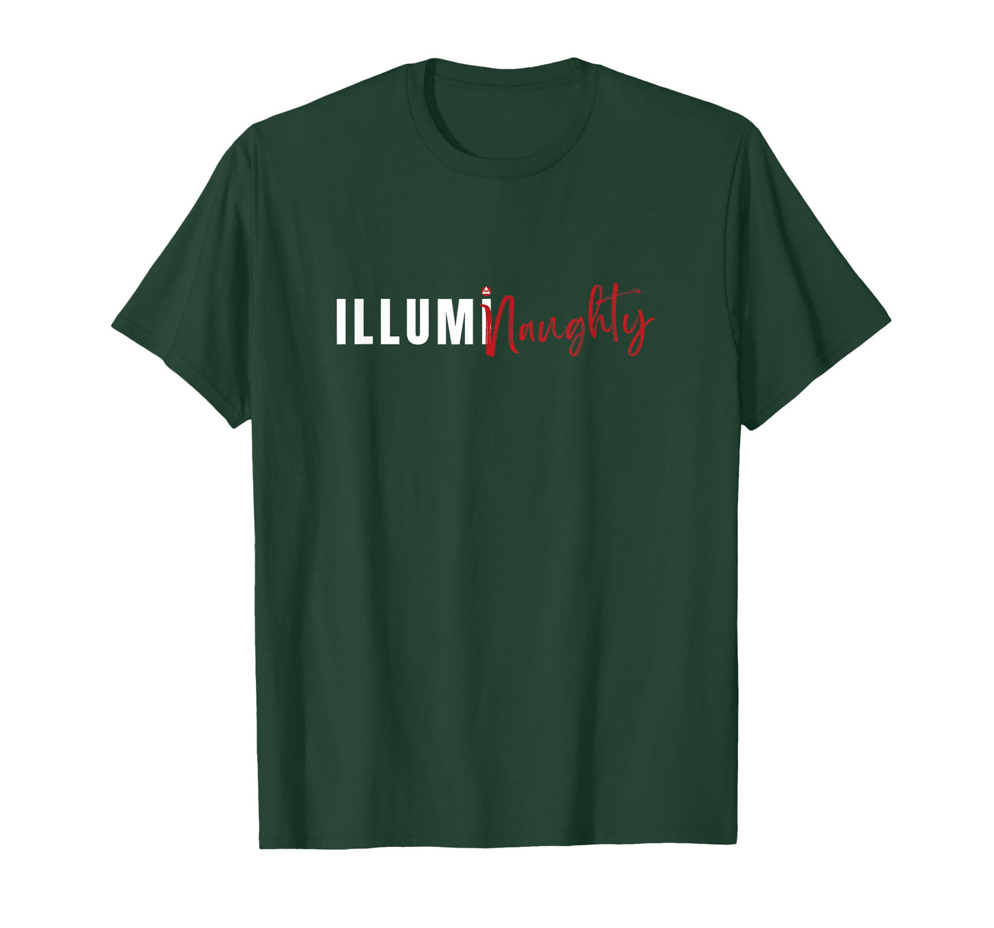 Unisex IllumiNaughty Funny Conspiracy Theory Illuminati T-Shirt