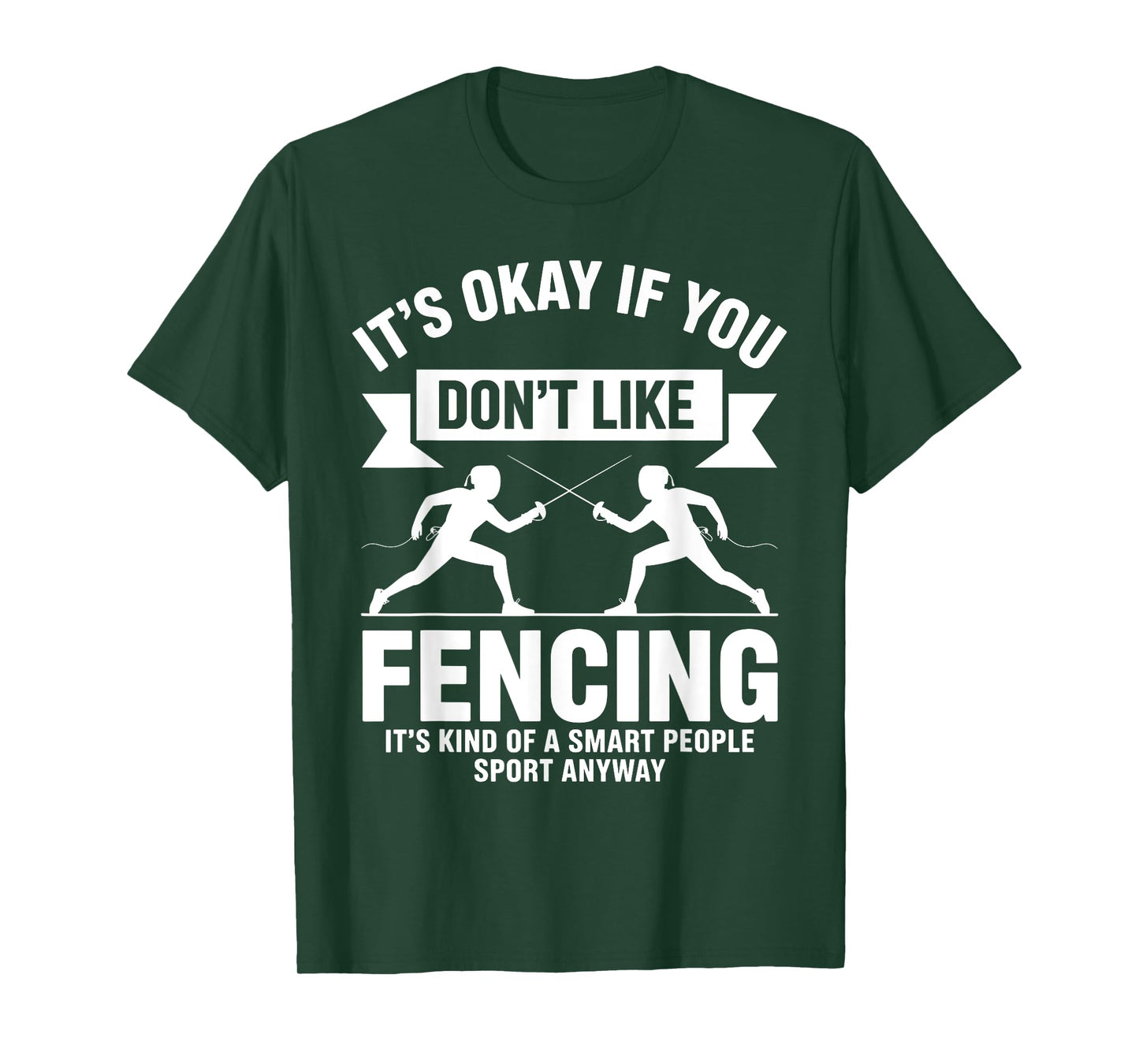 Funny Fencing Art For Men Women Kids Fencer Fencing Sport T-Shirt