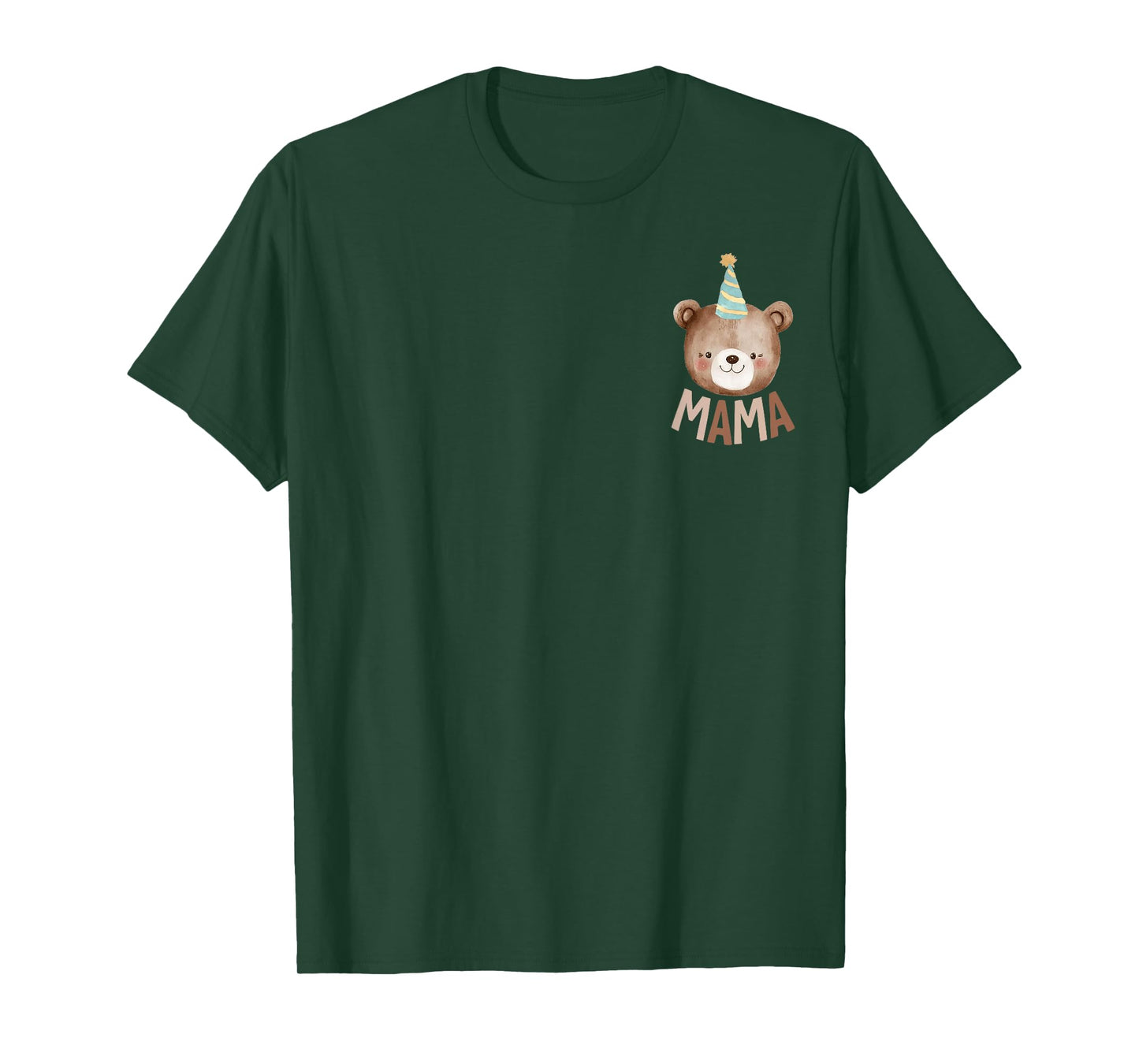 Mama Teddy Bear 1st Birthday Boy Girl Family Matching Party T-Shirt