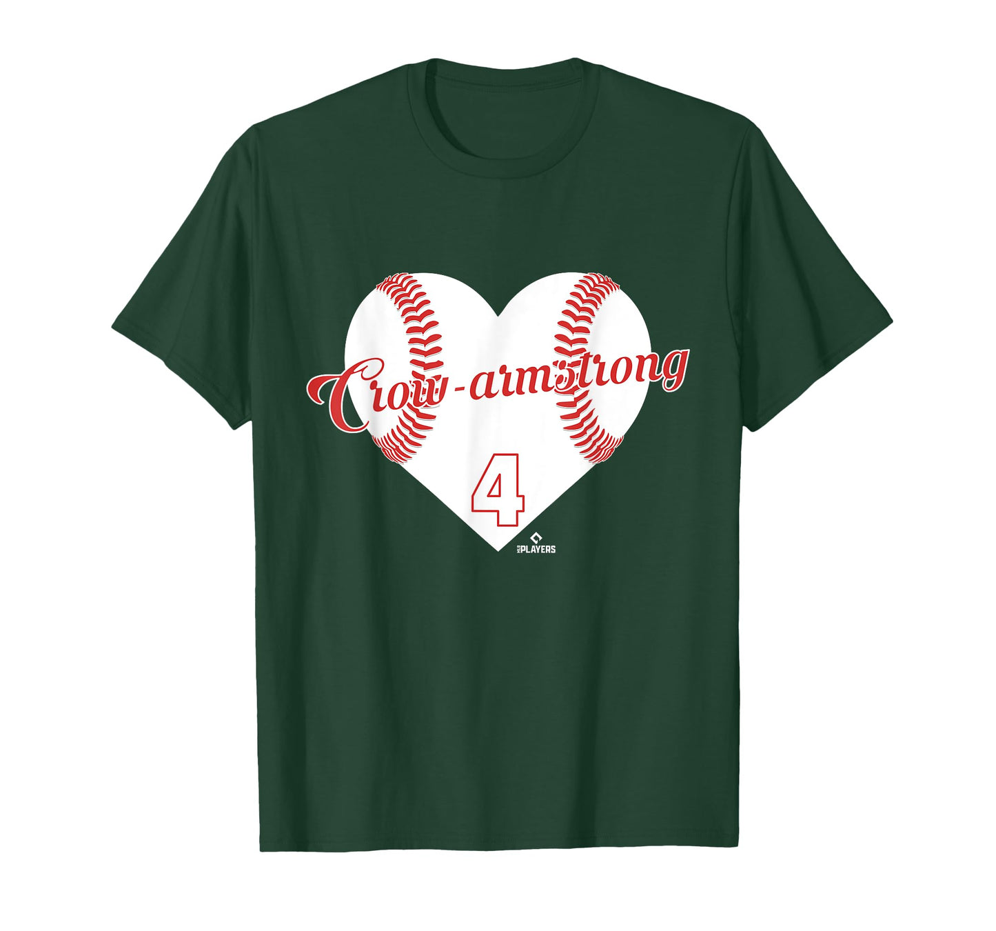 Baseball Heart Pete Crow Armstrong Chicago Baseball MLBPA T-Shirt