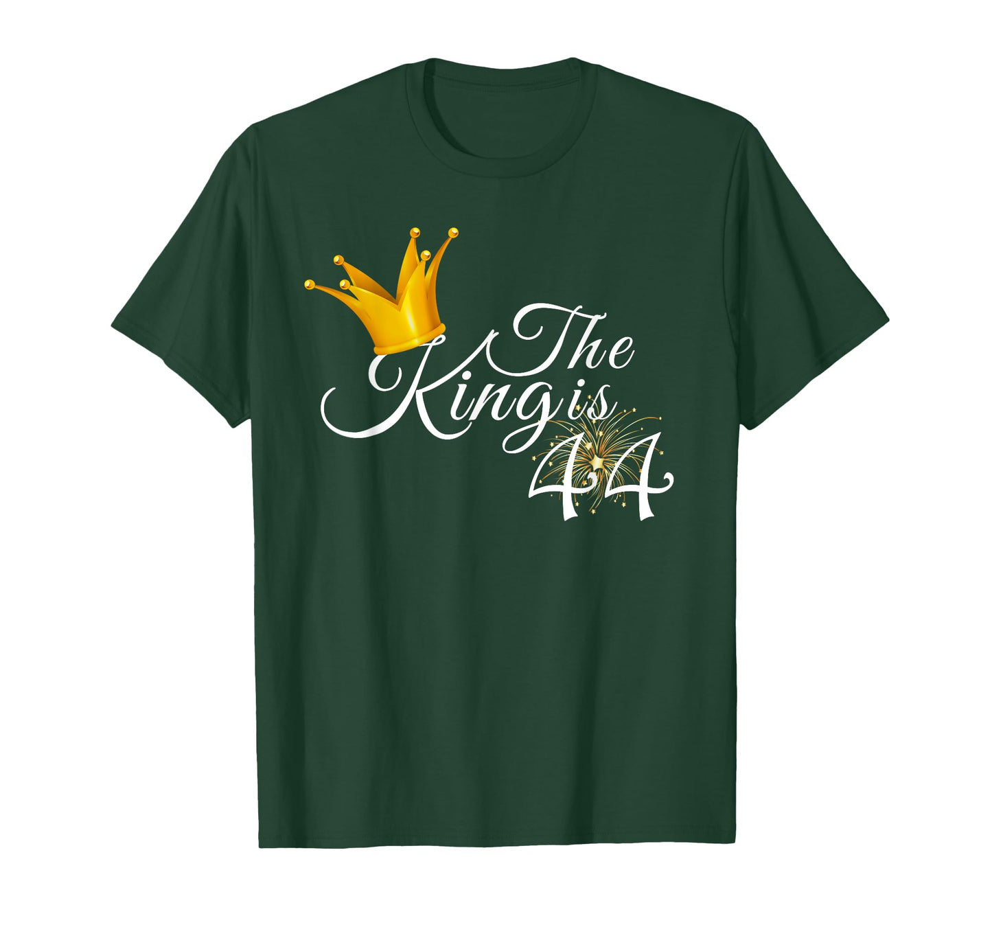 44th Birthday Party Gift 44 Year Old The King Is 44 T-Shirt